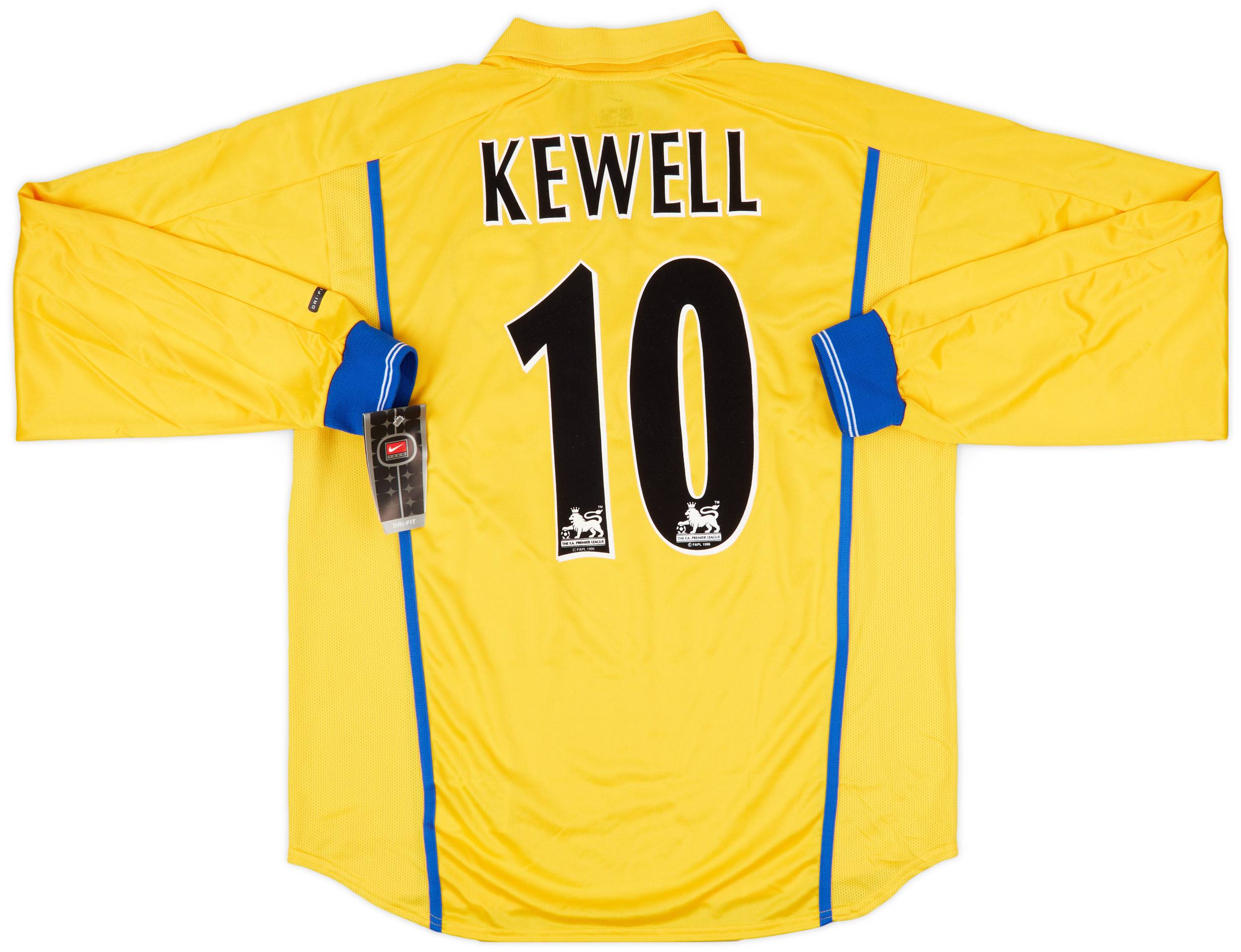 2000-02 Leeds United Away L/S Shirt Kewell #10 (M)