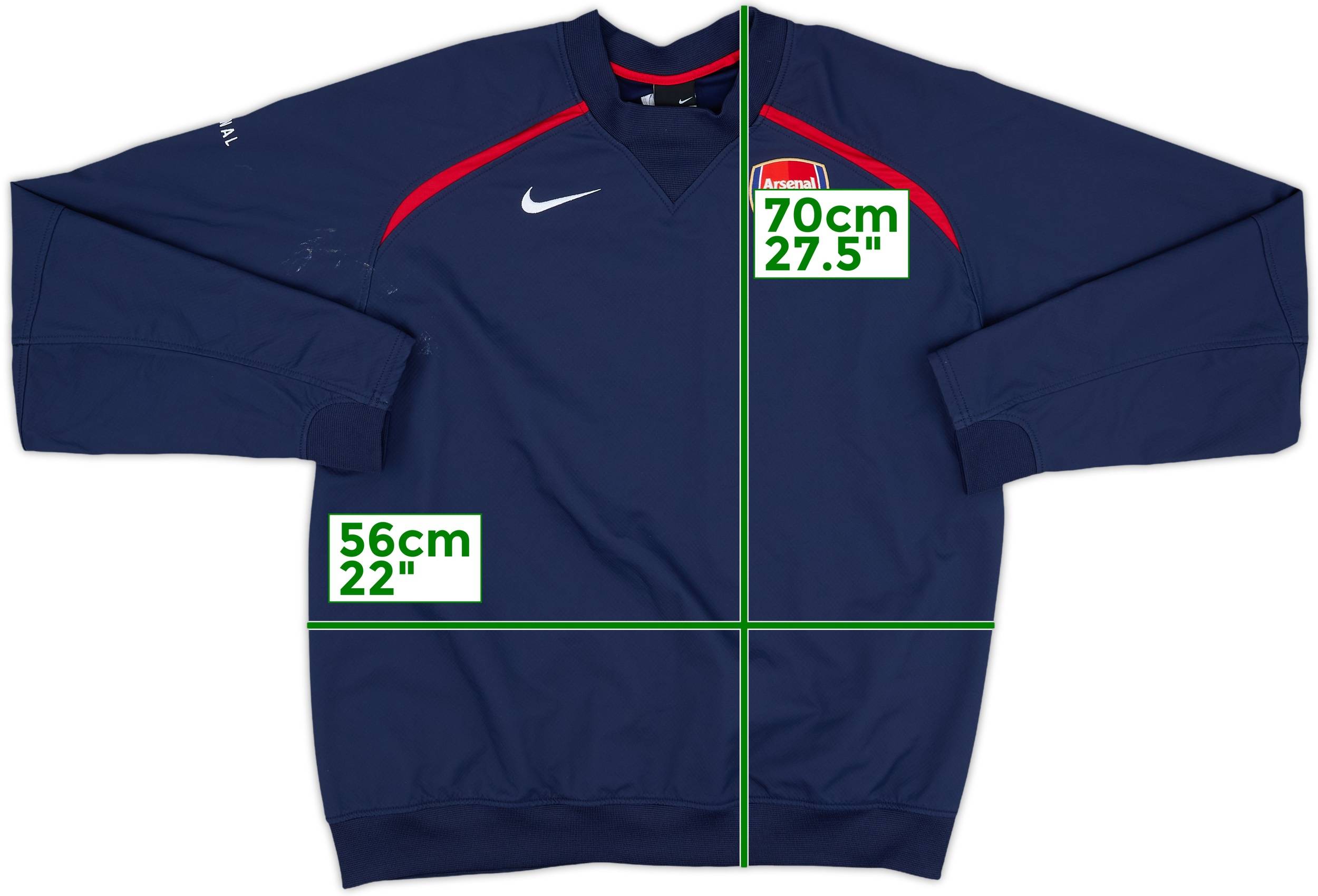 ウェア Nike Arsenal 2010-11 Arsenal Nike Track Jacket - 8/10 - (S)