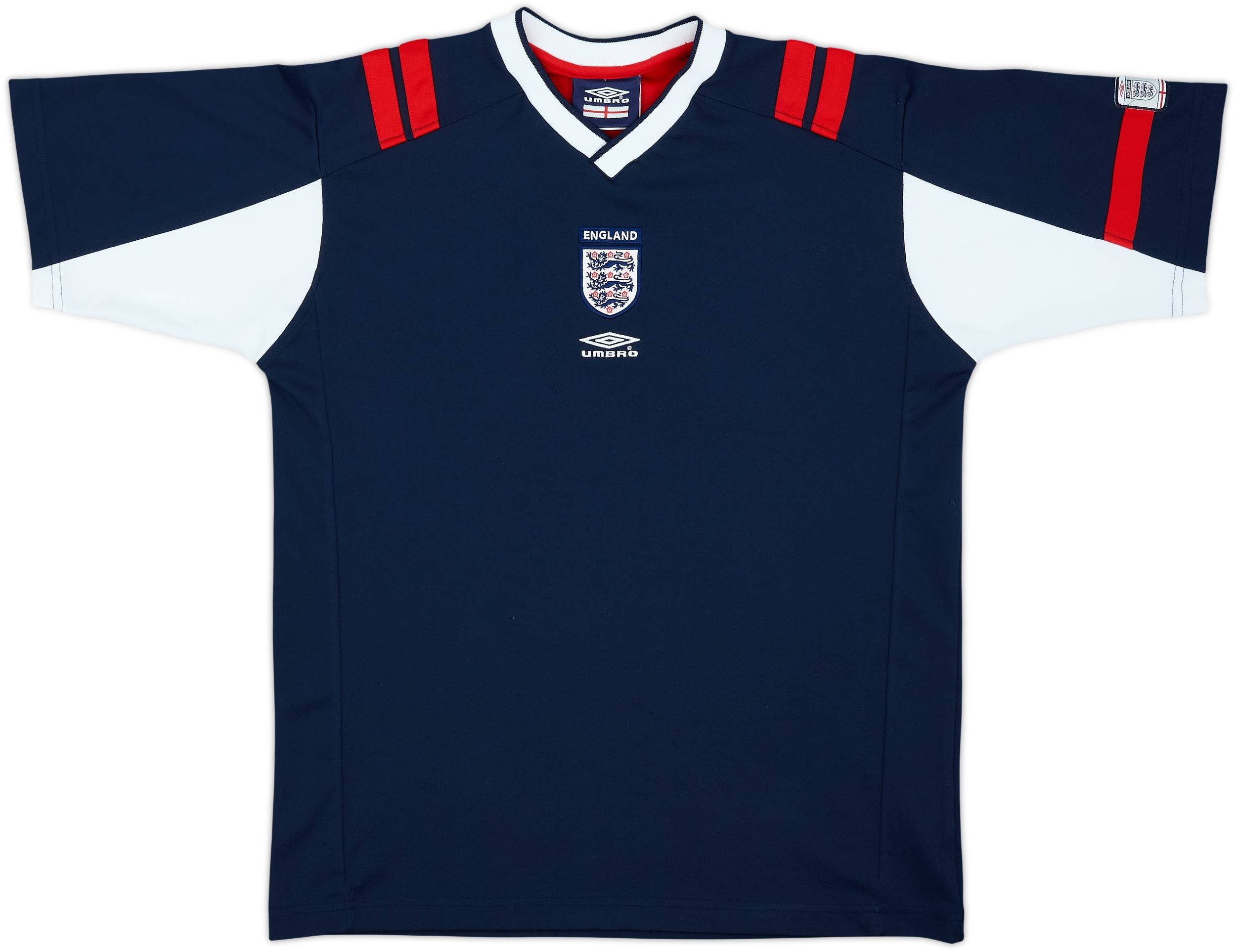 2002-03 England Umbro Polo Shirt - 8/10 - (M)