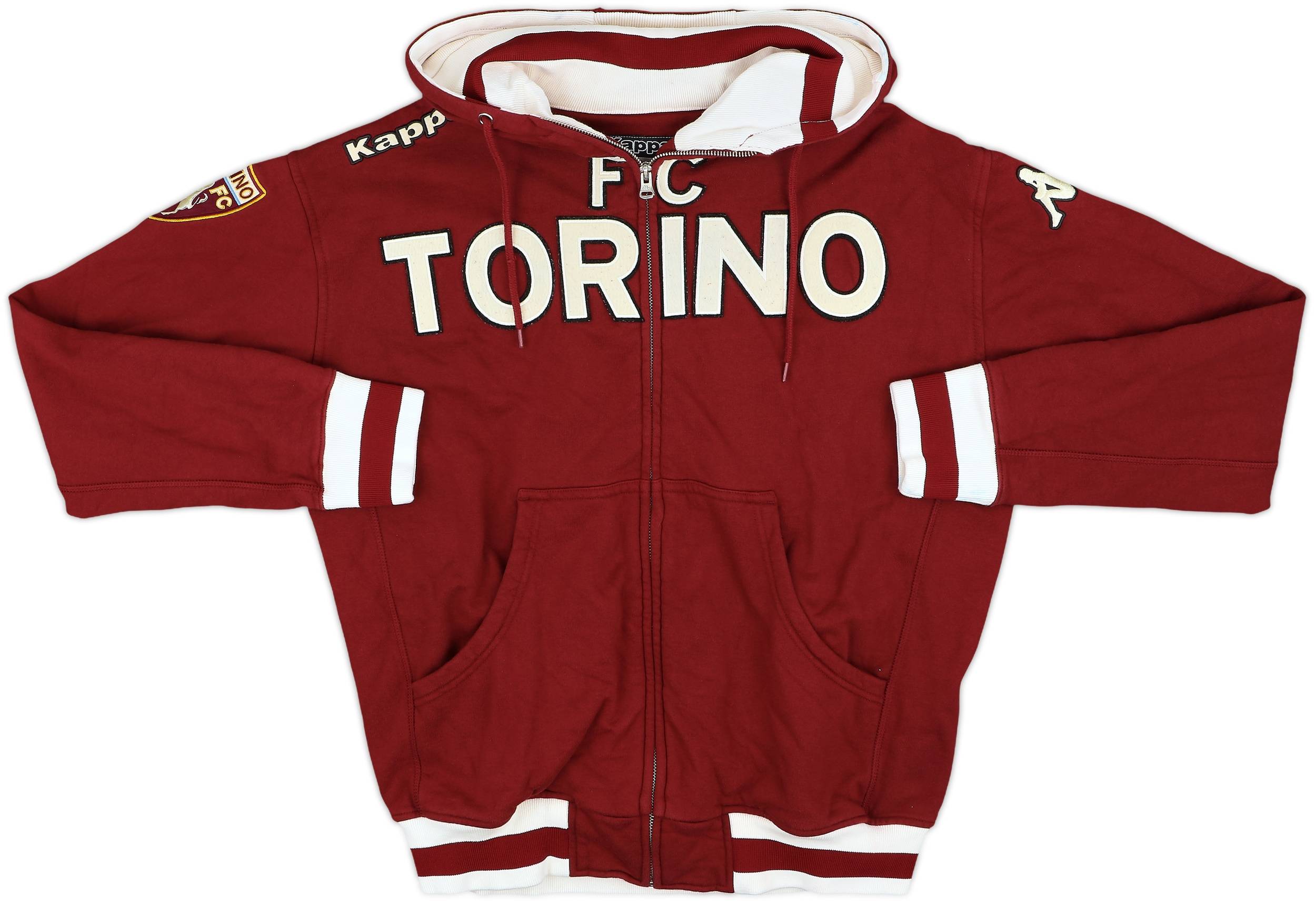 2009-10 Torino Kappa Hooded Track Jacket - 8/10 - (L)