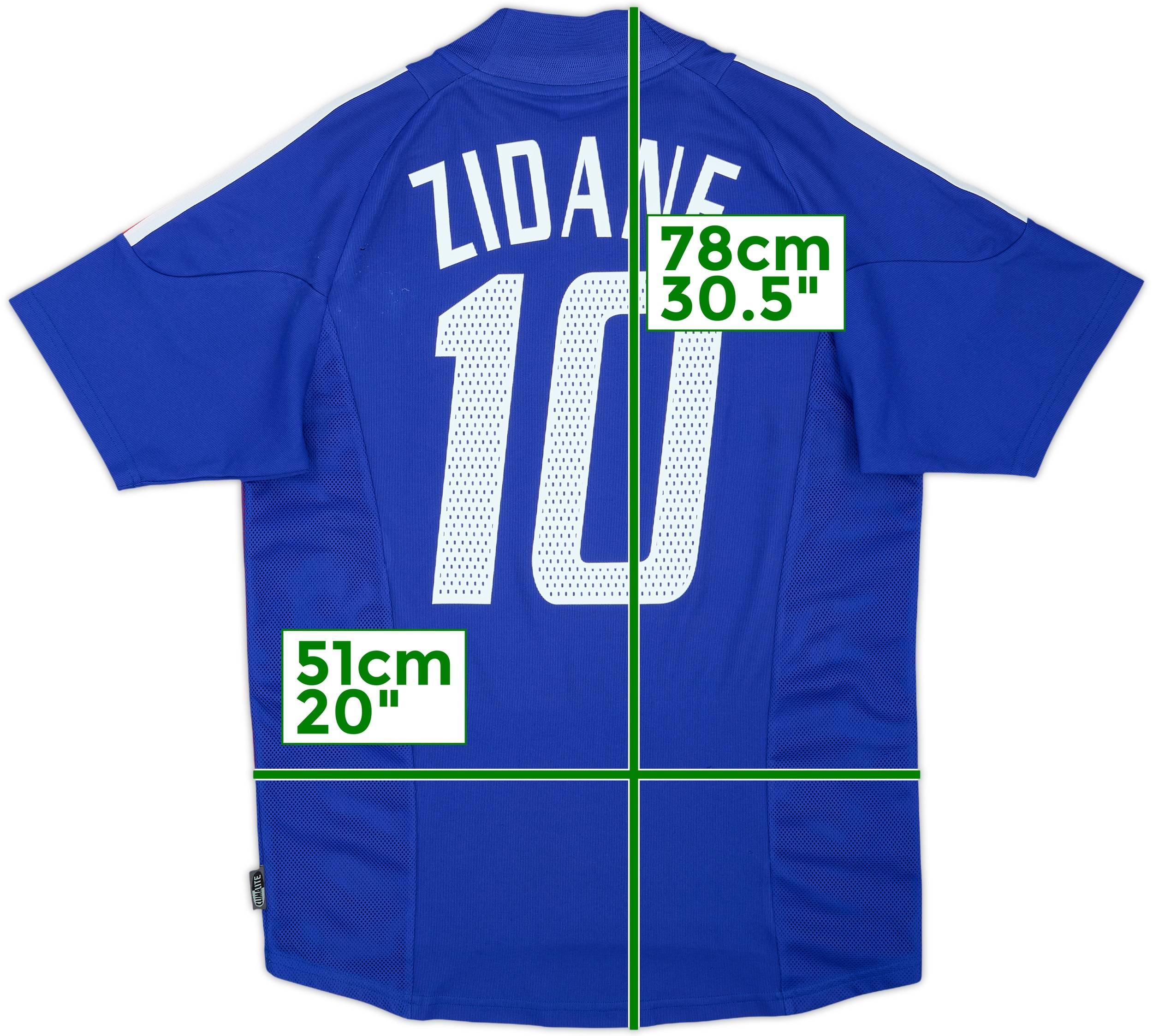 ウェア 2002 FRANCE ZIDANE  shirt Retro France Home Men Cheap Football Shirt 2002 - ZIDANE 10