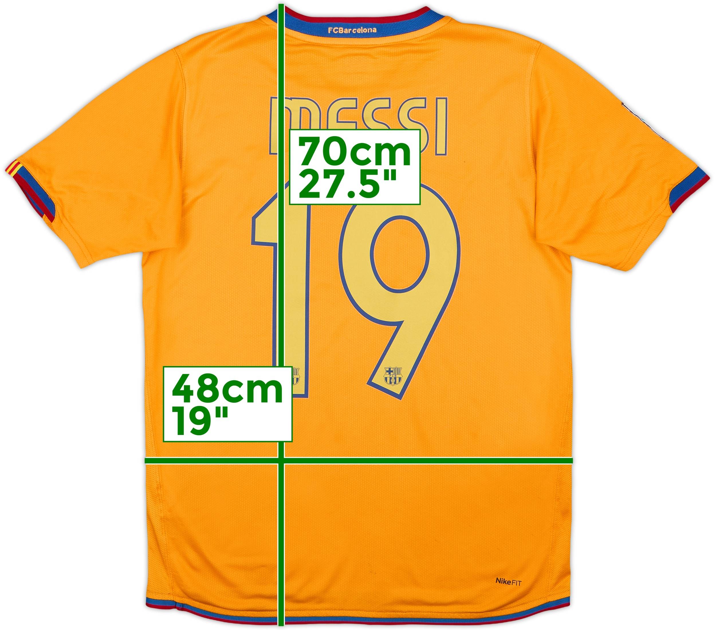 2006-08 Barcelona Away Shirt Messi #19 - 6/10 - (M)