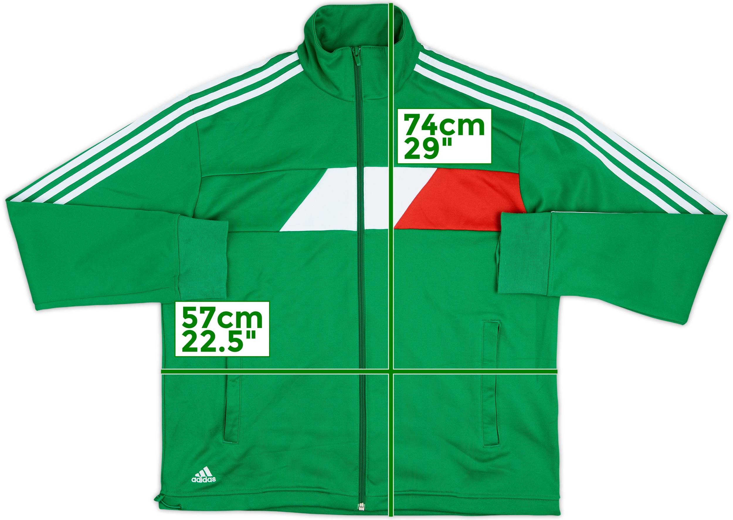 06年 adidas トラックジャケット DEAD STOCK L 2006 Mexico adidas Track Jacket - 9/10 - (L)