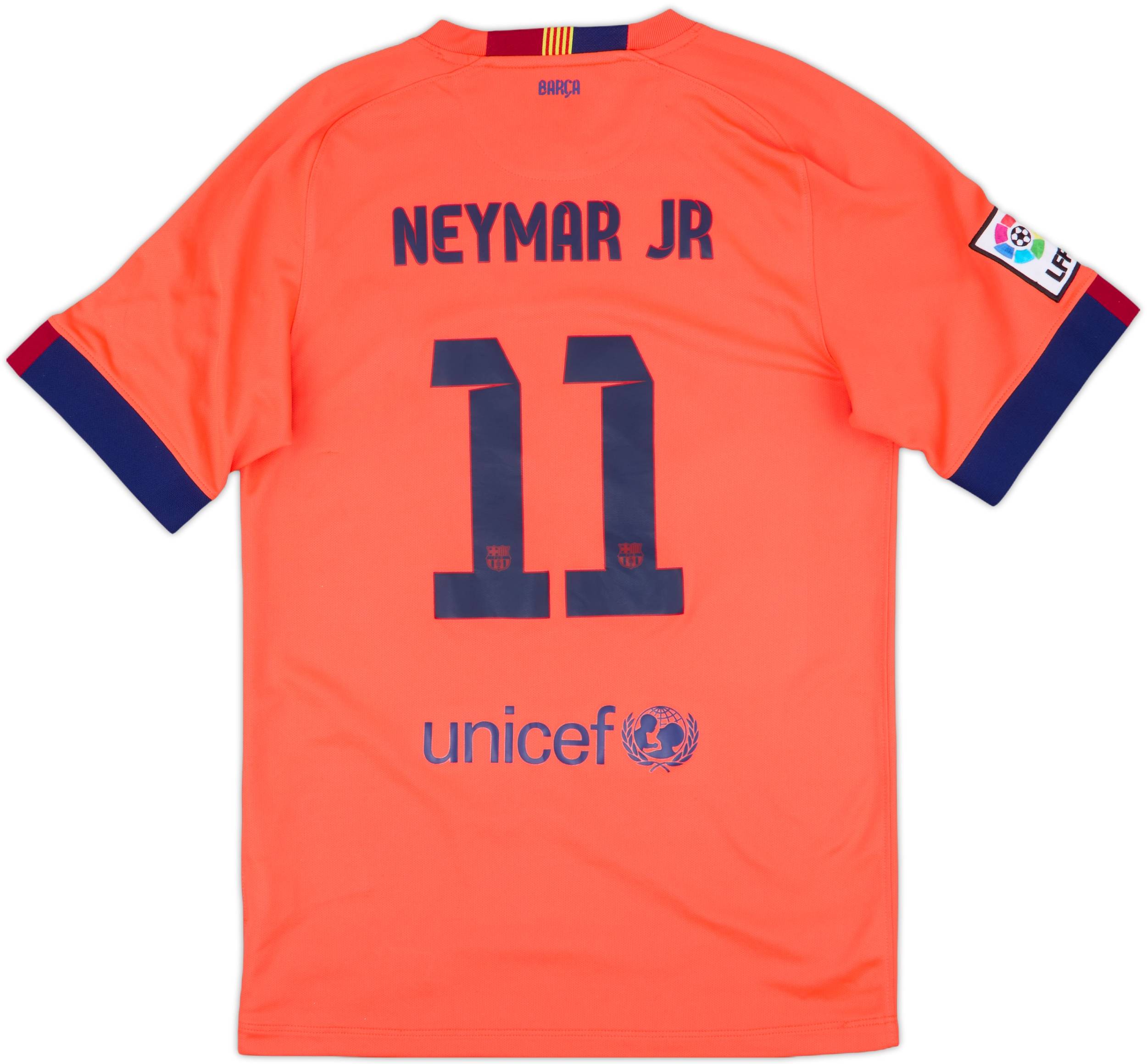 2014-15 Barcelona Away Shirt Neymar Jr #11 - 9/10 - (S)