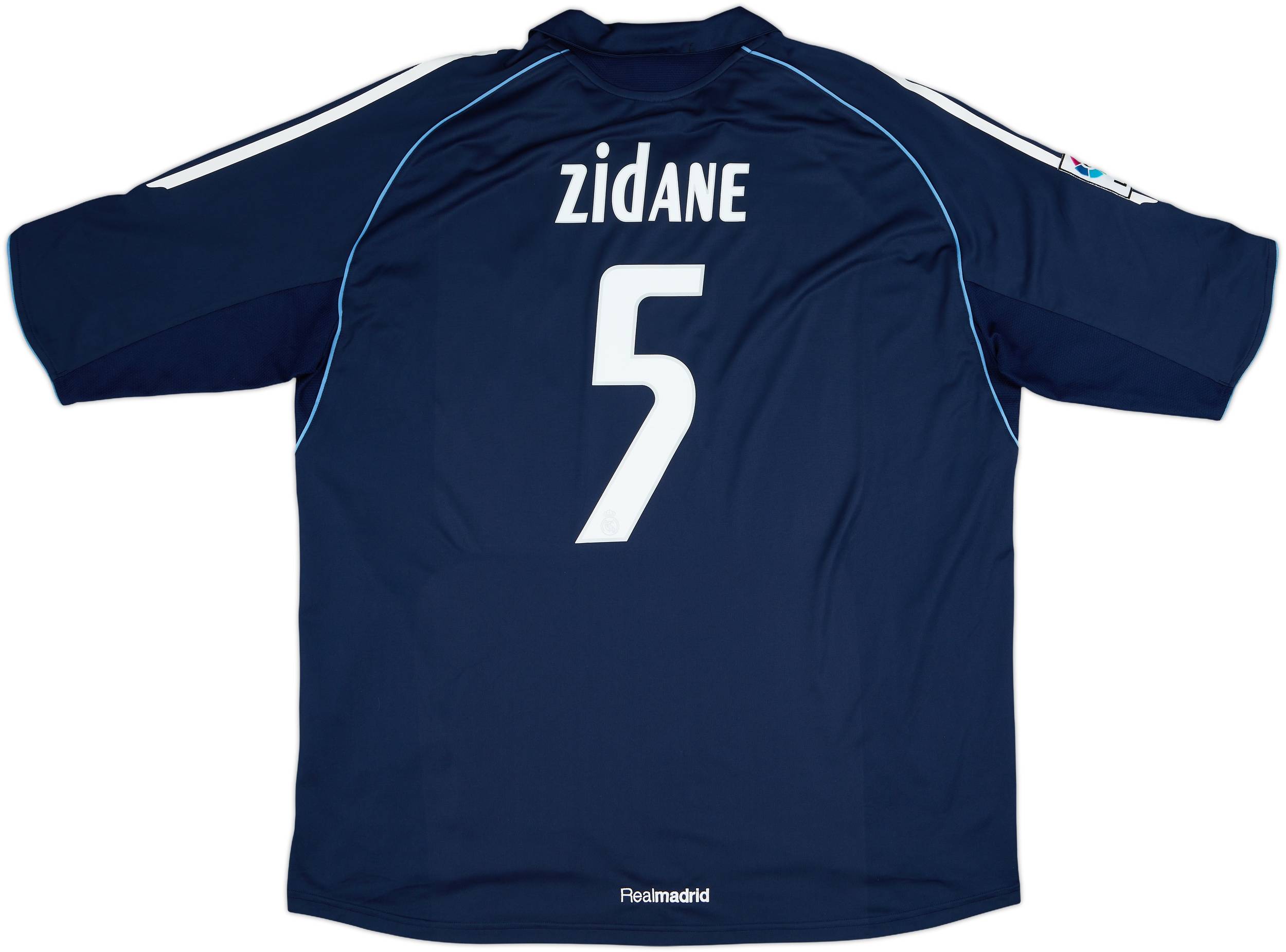 2005-06 Real Madrid Away Shirt Zidane #5 - 8/10 - (XXL)