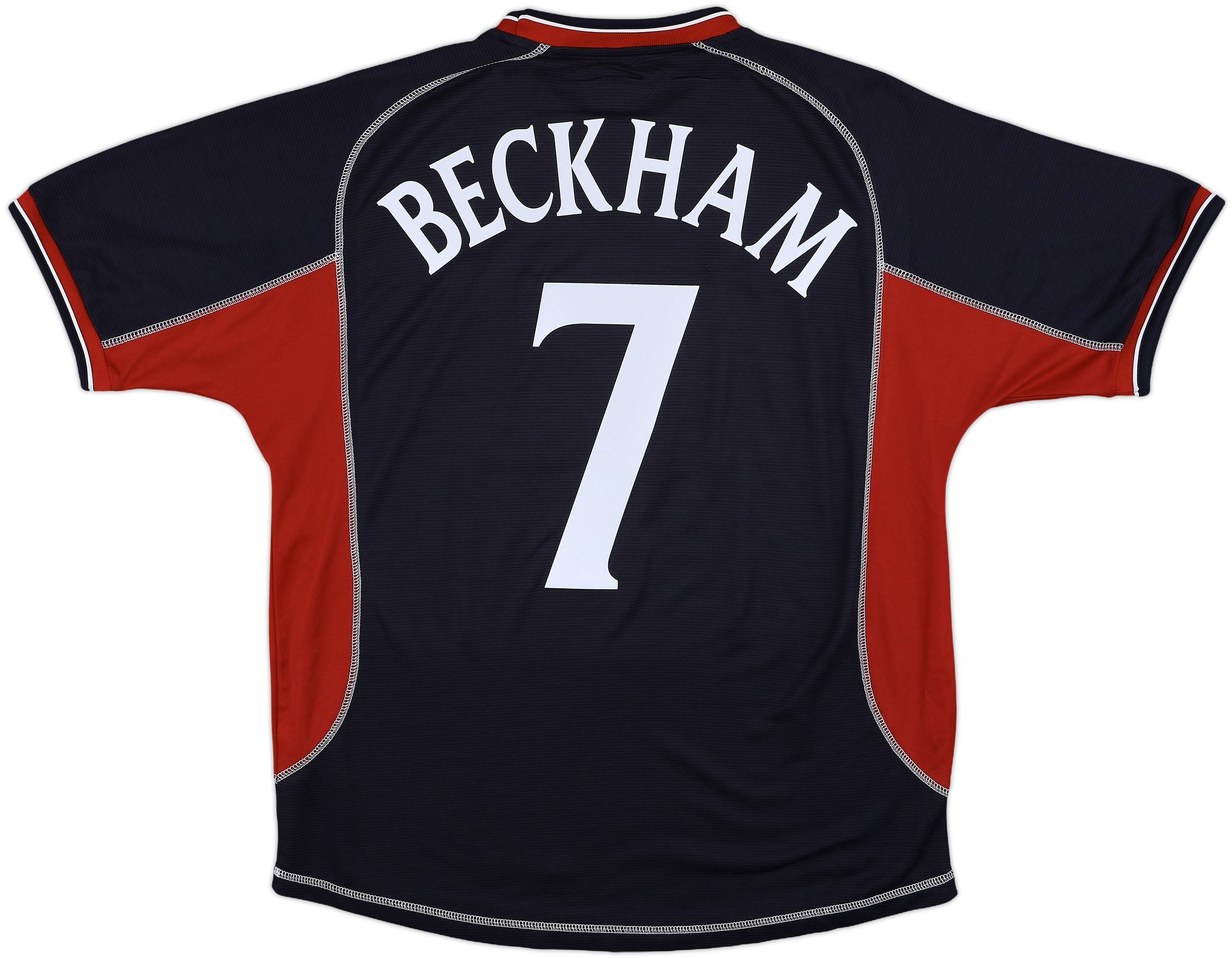 2000-01 Manchester United Third Shirt Beckham #7 - 8/10 - (L)