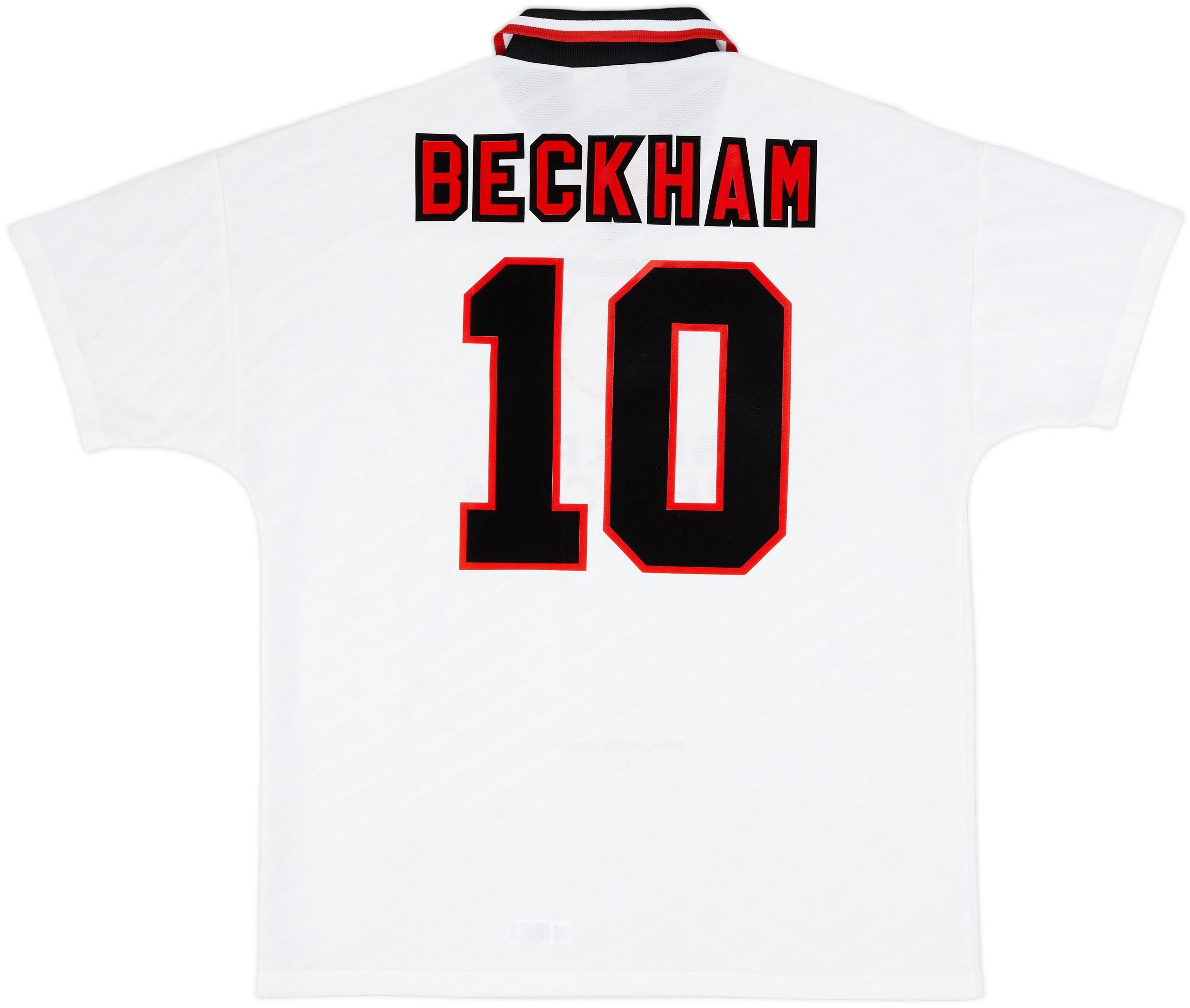 1996-97 Manchester United Away Shirt Beckham #10 - 8/10 - (XL)