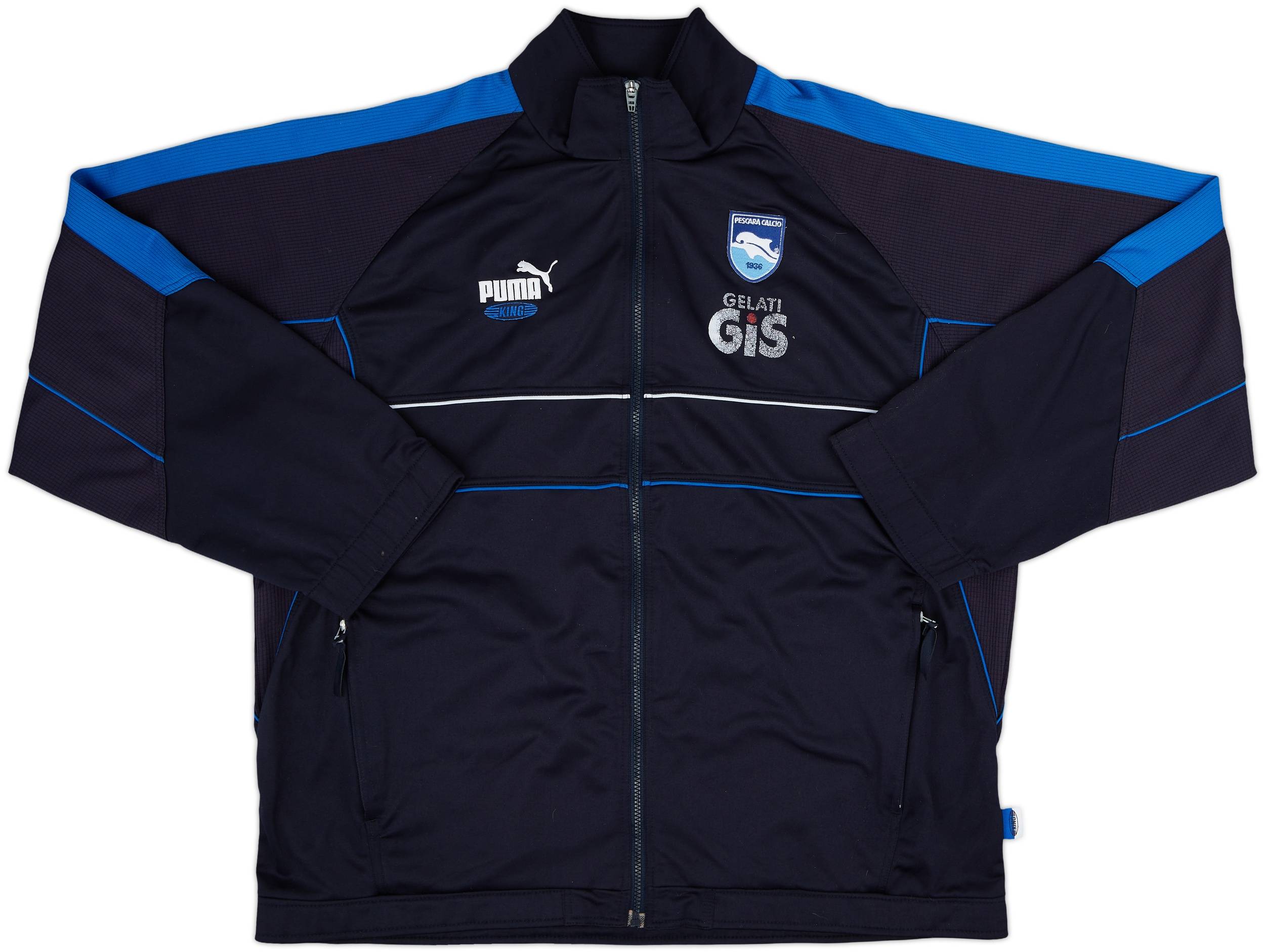 1997-98 Pescara Player Issue Puma King Track Jacket - 6/10 - (XL)