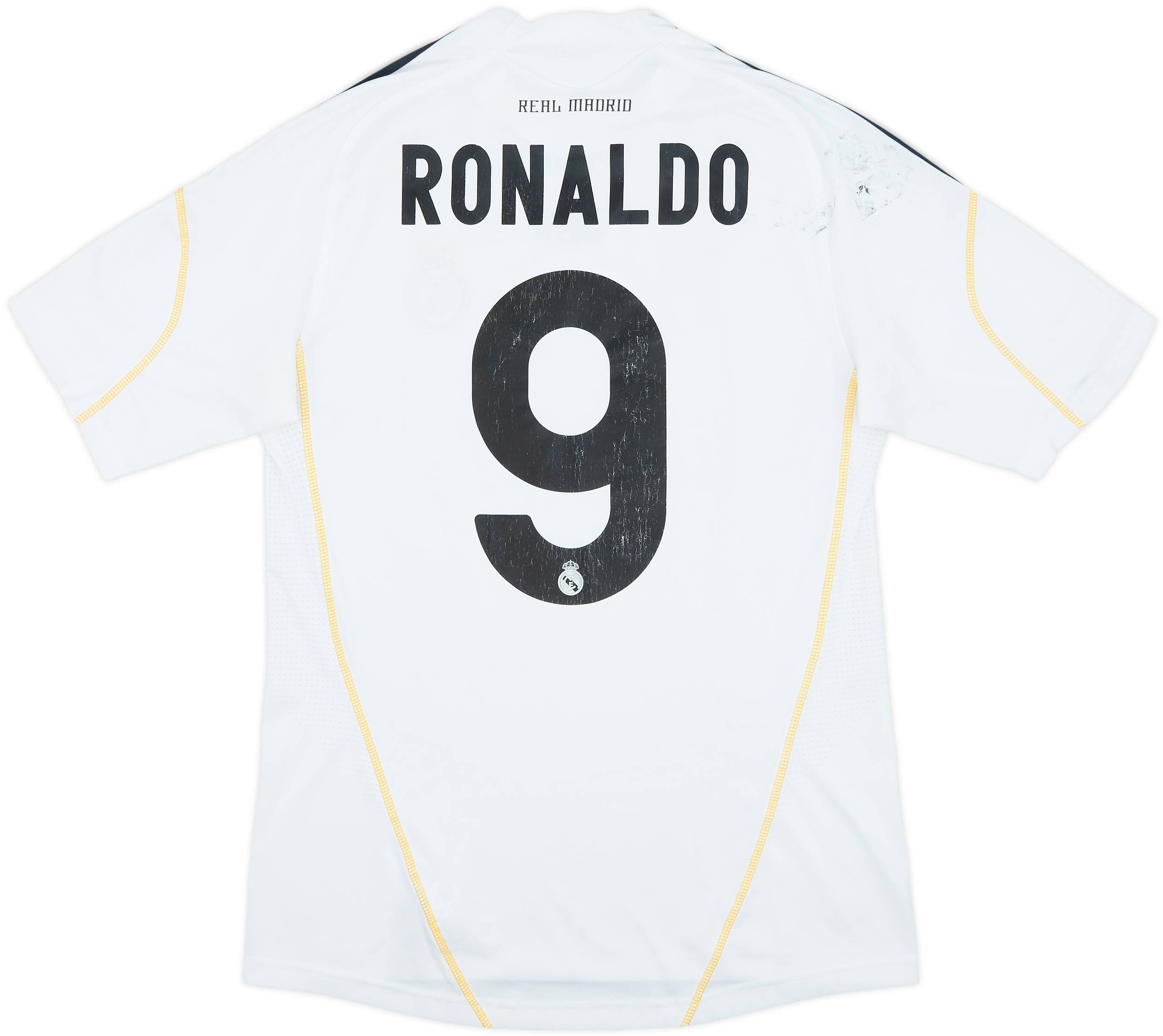 2009-10 Real Madrid Home Shirt Ronaldo #9 - 4/10 - (S)