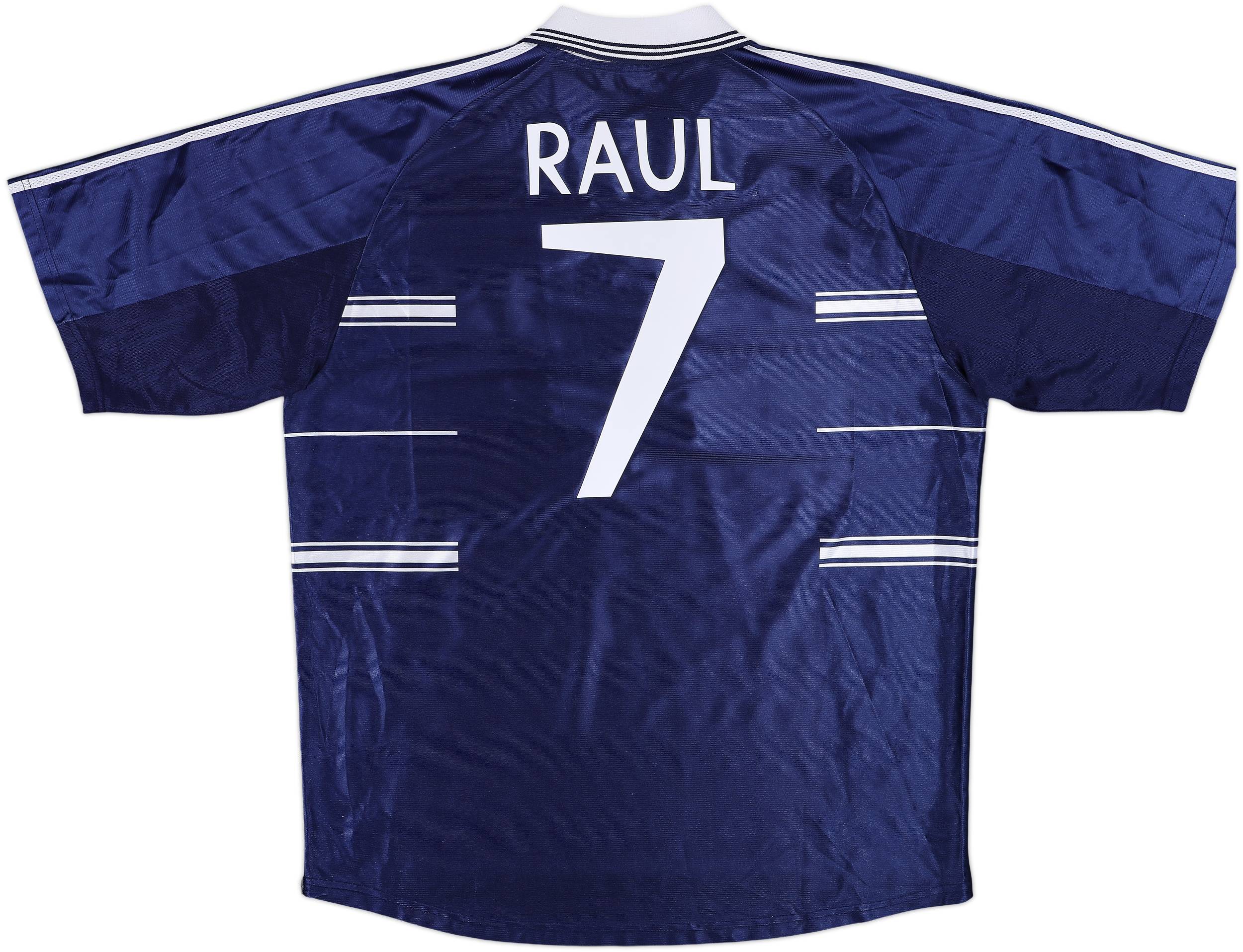 1998-99 Real Madrid Away Shirt Raul #7 - 8/10 - (XXL)