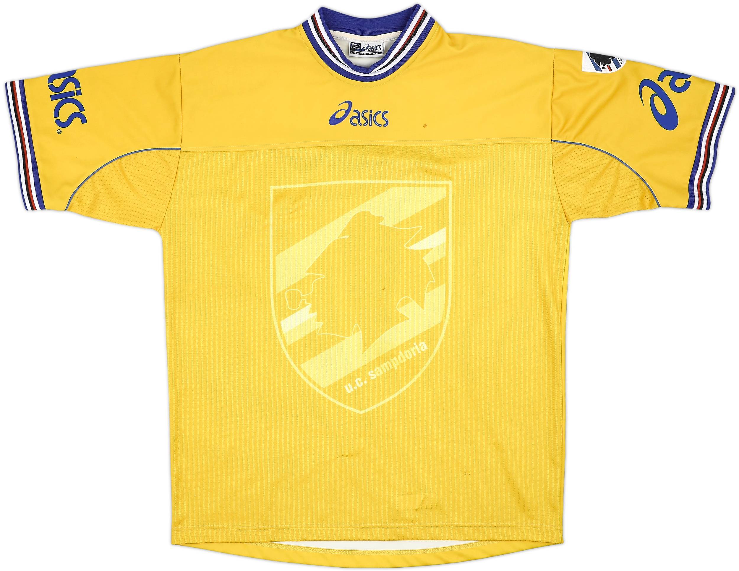 2001-02 Sampdoria Asics Training Shirt - 6/10 - (M)