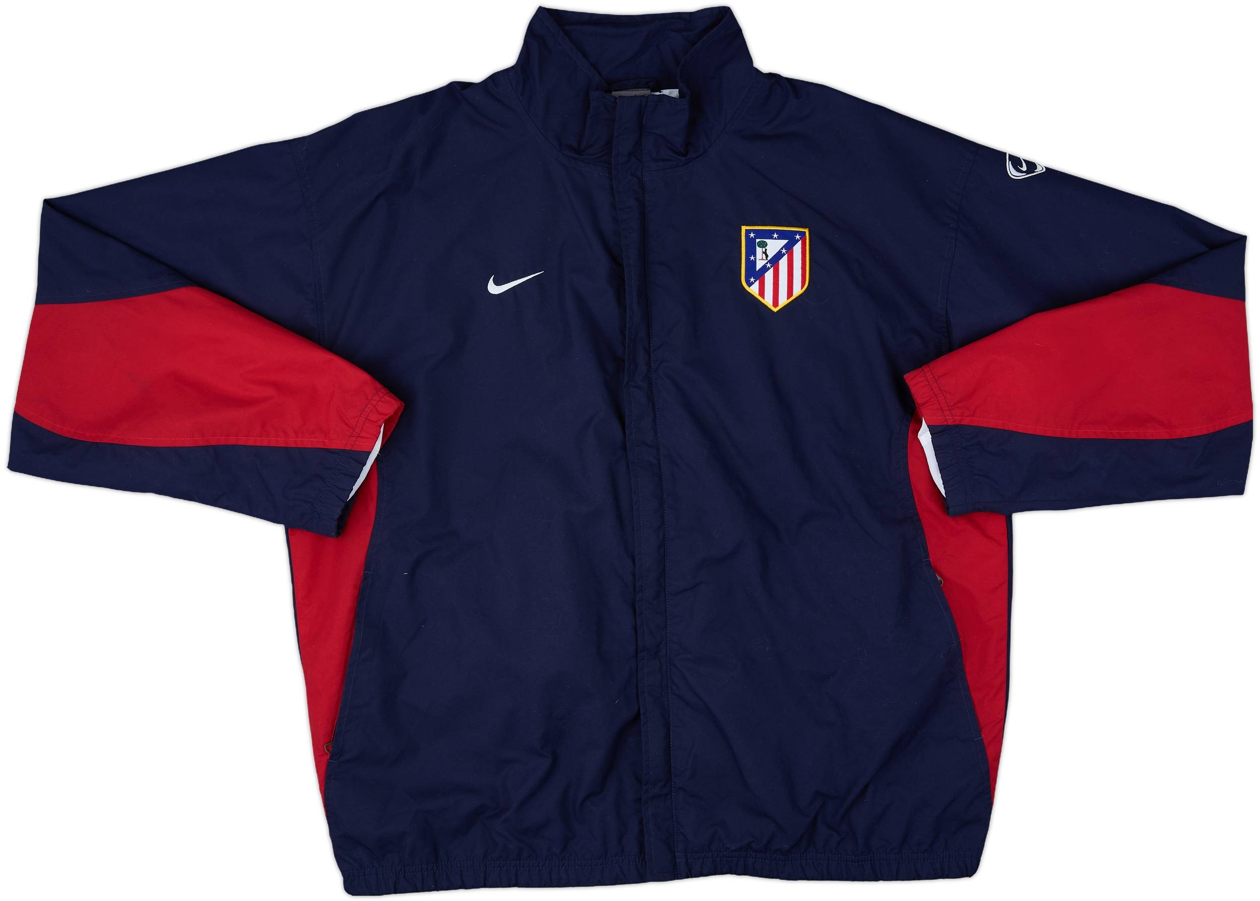 2003-04 Atletico Madrid Nike Track Jacket - 9/10 - (XL)