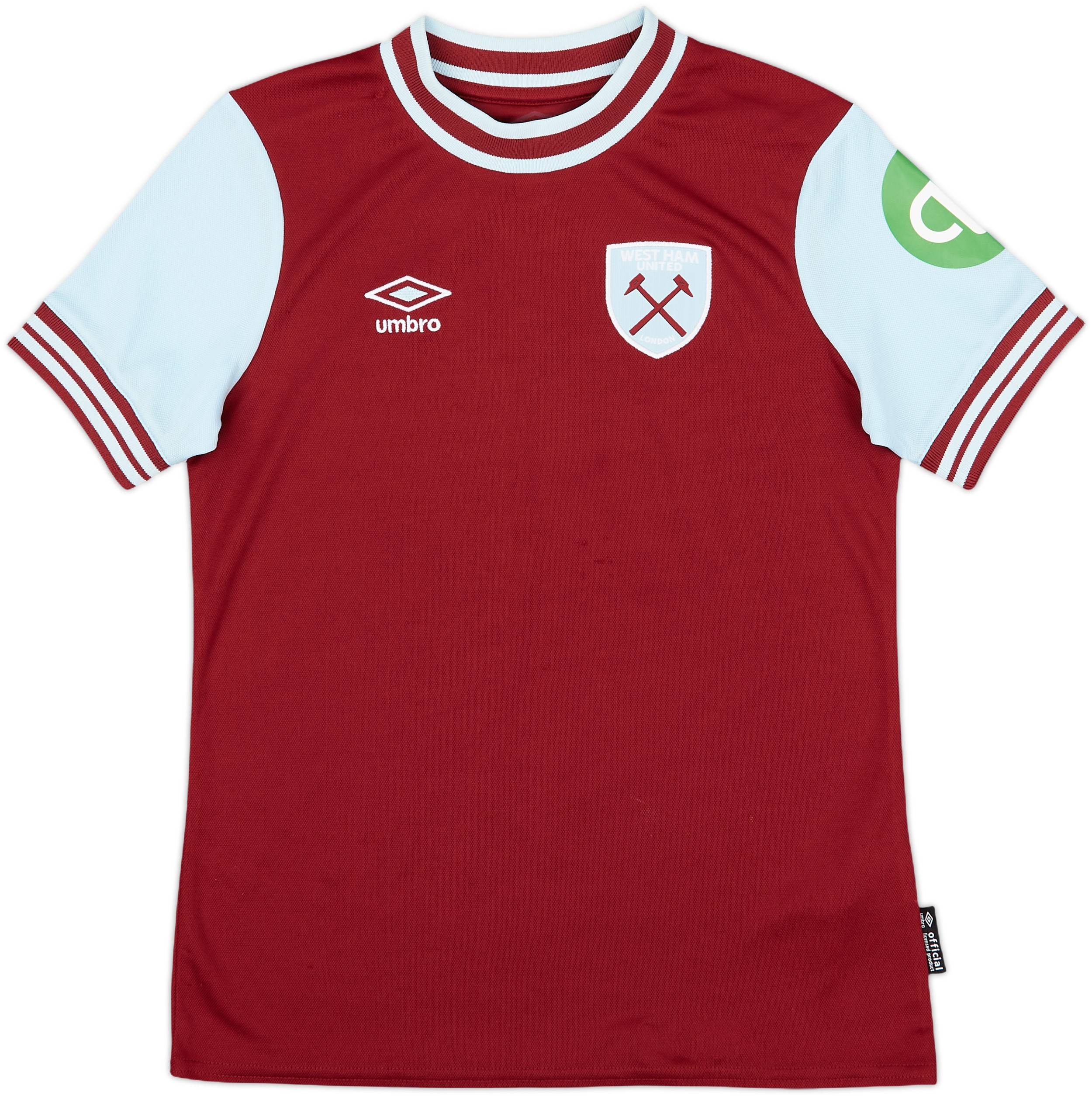 2024-25 West Ham Home Shirt - 6/10 - (M.Boys)