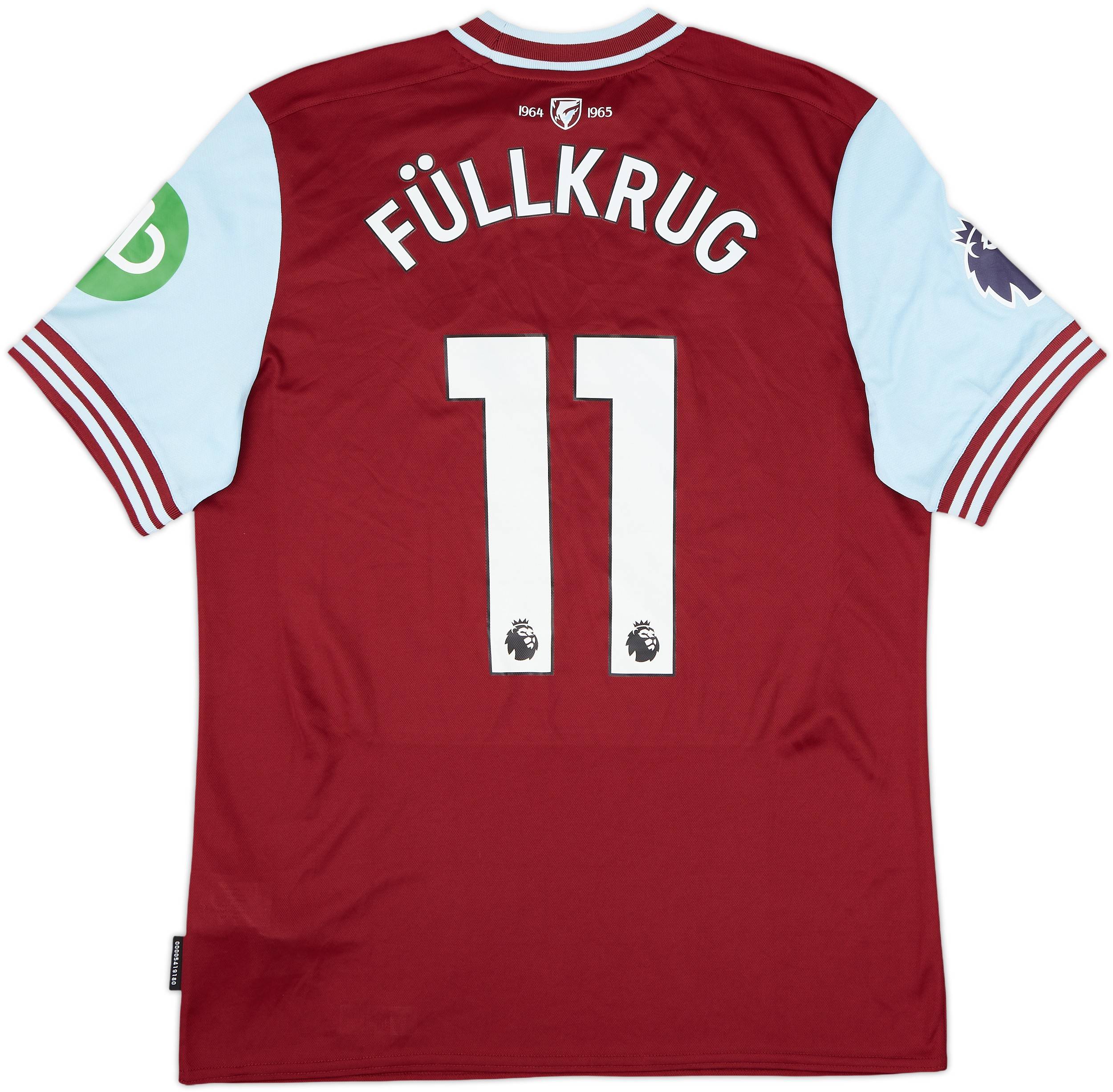 2024-25 West Ham Home Shirt Fullkrug #11 (L)