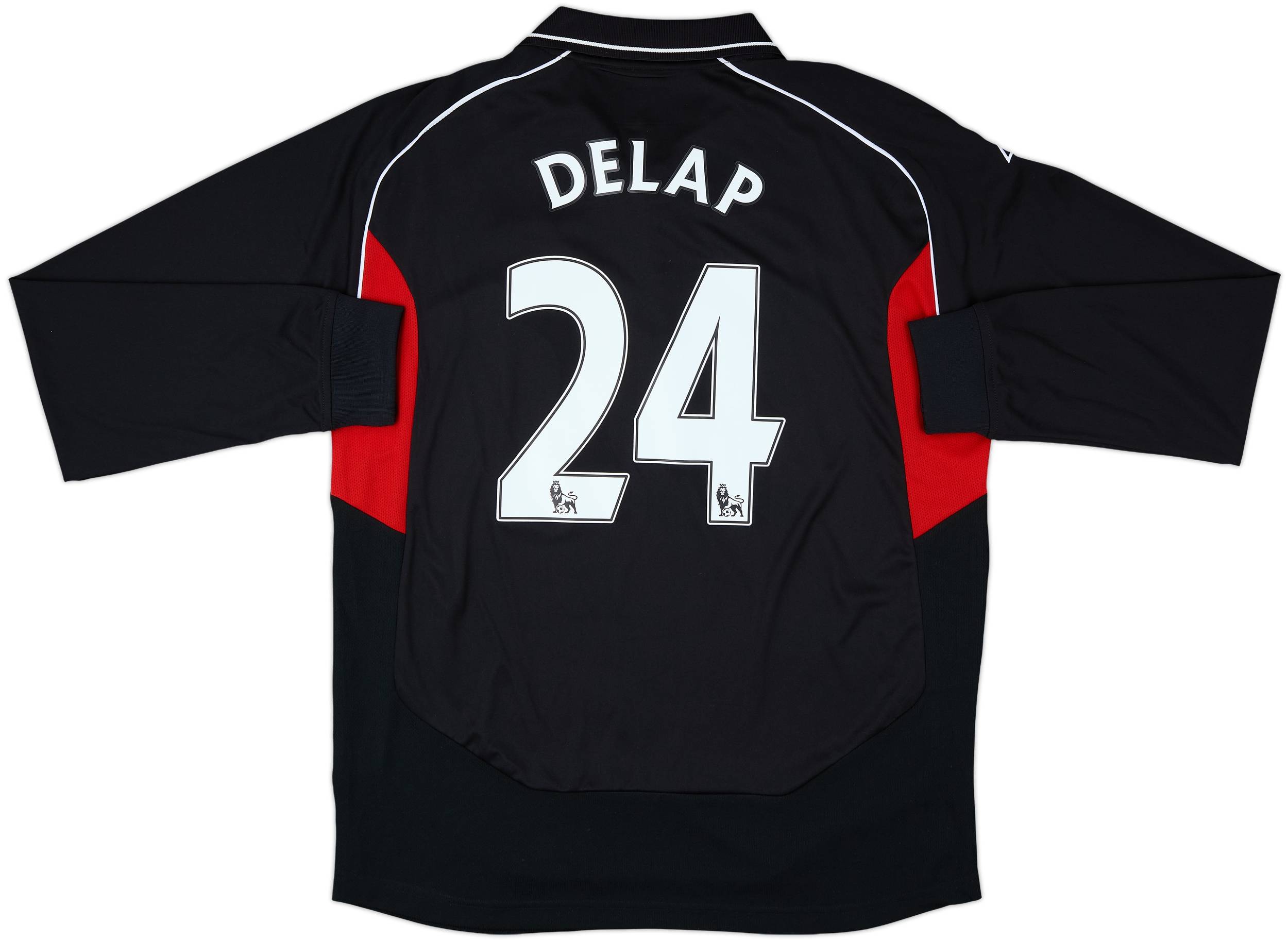 2009-10 Stoke City Away L/S Shirt Delap #24 - 9/10 - (L)