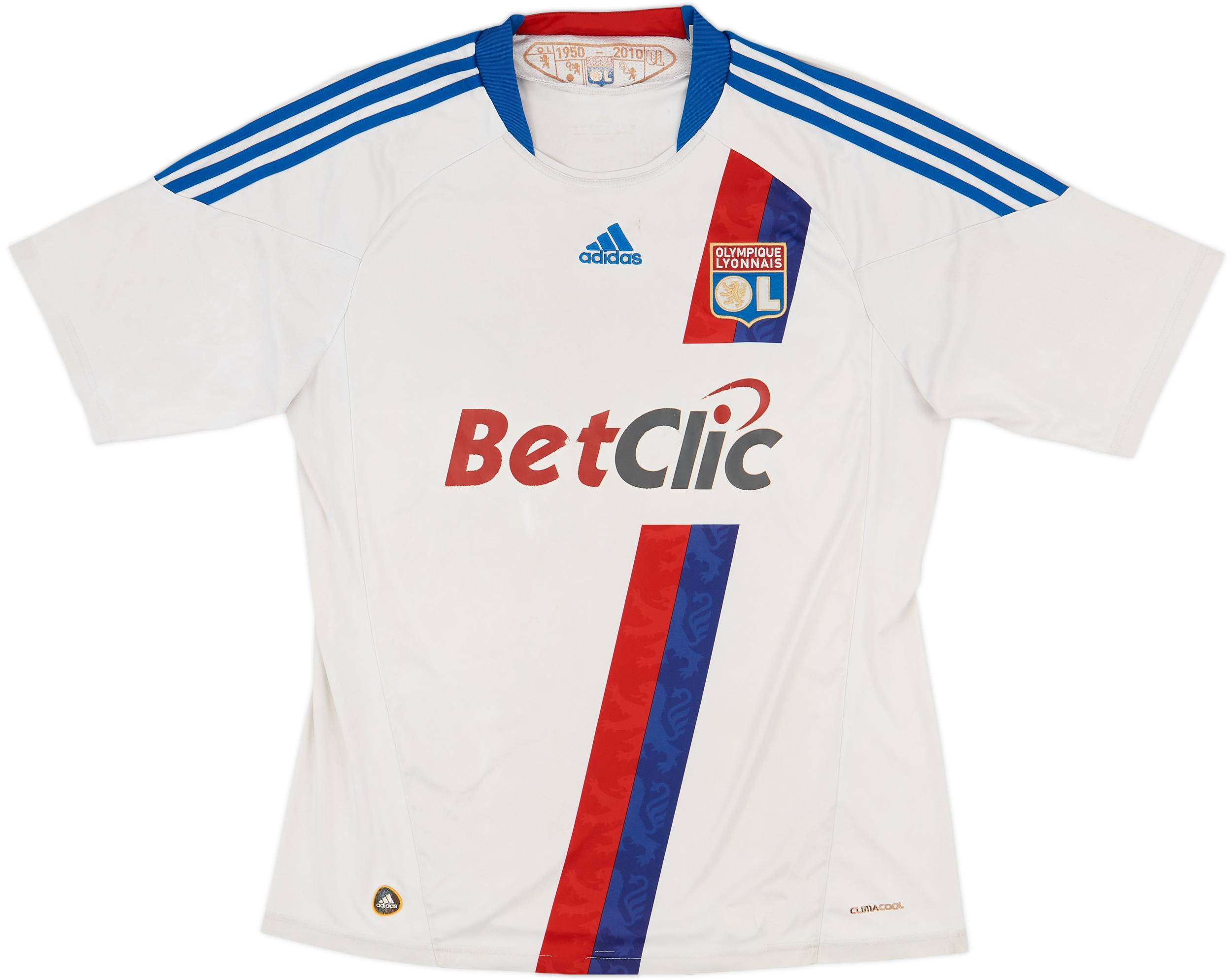 2010-11 Lyon Home Shirt - 4/10 - (L)