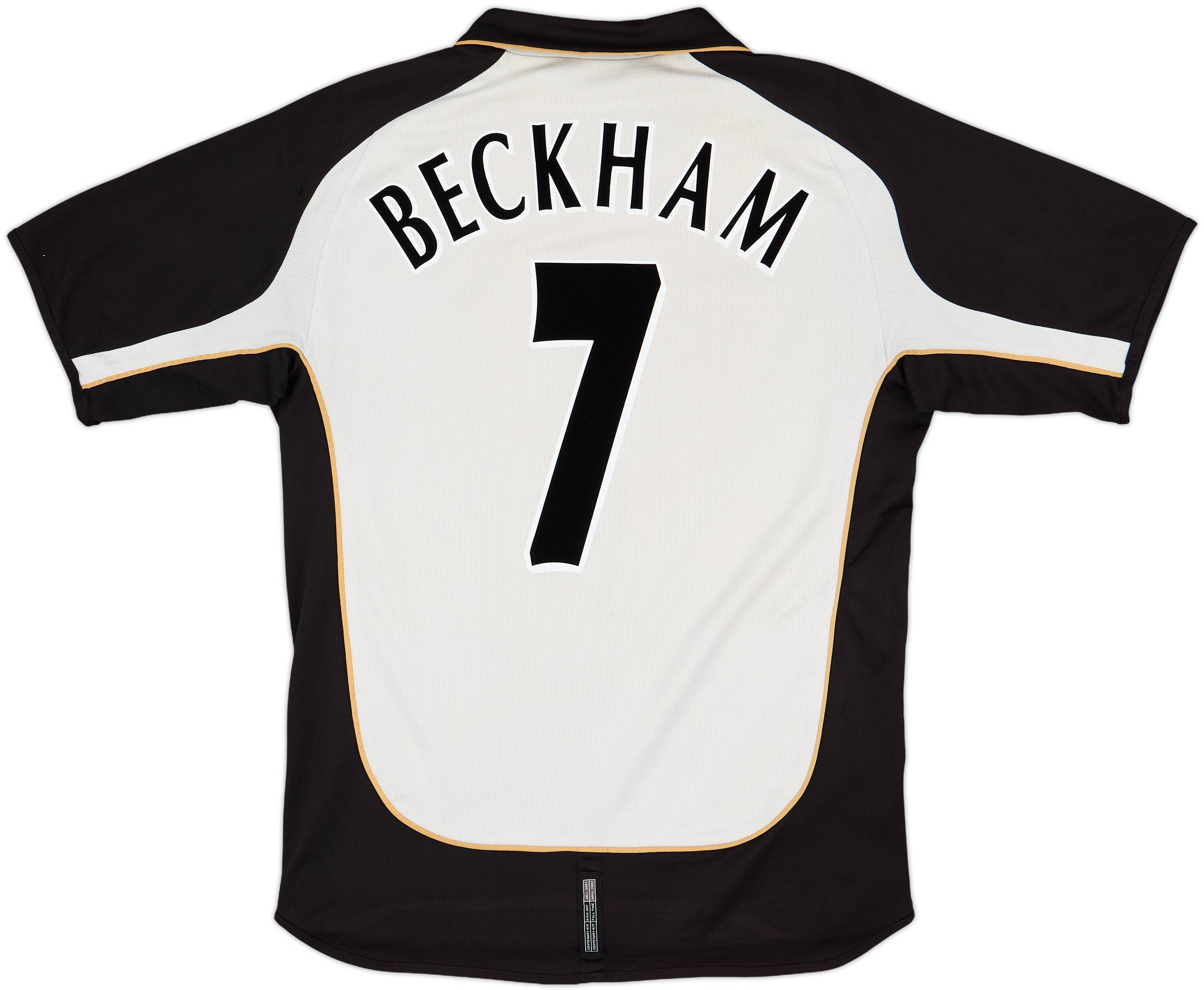 2001-02 Manchester United Centenary Away/Third Shirt Beckham #7 - 5/10 - (L)