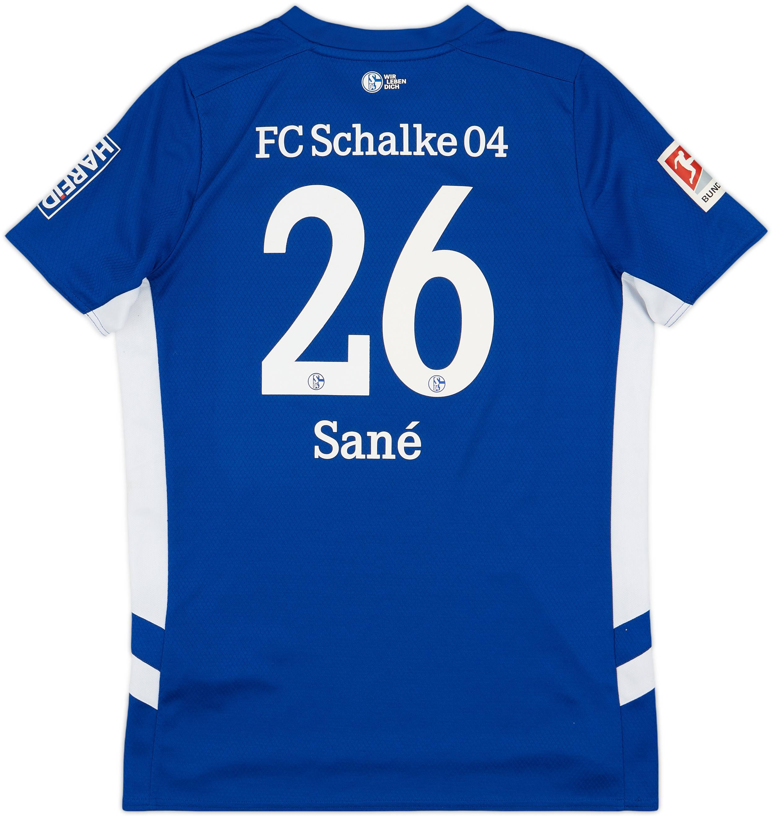 2021-22 Schalke Home Shirt Sane #26 - 7/10 - (XL.Boys)