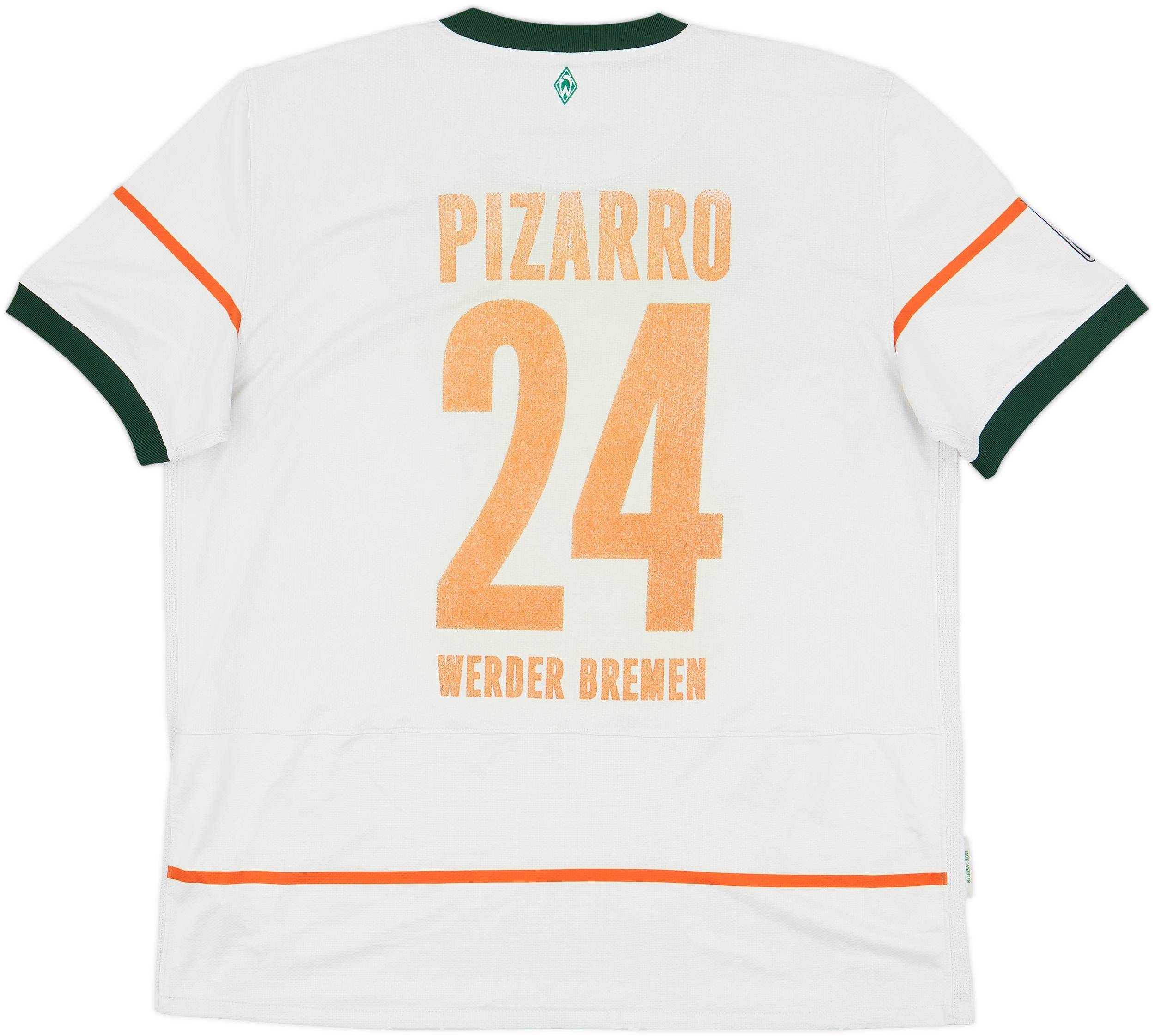 2009-10 Werder Bremen Away Shirt Pizarro #24 - 4/10 - (XL)