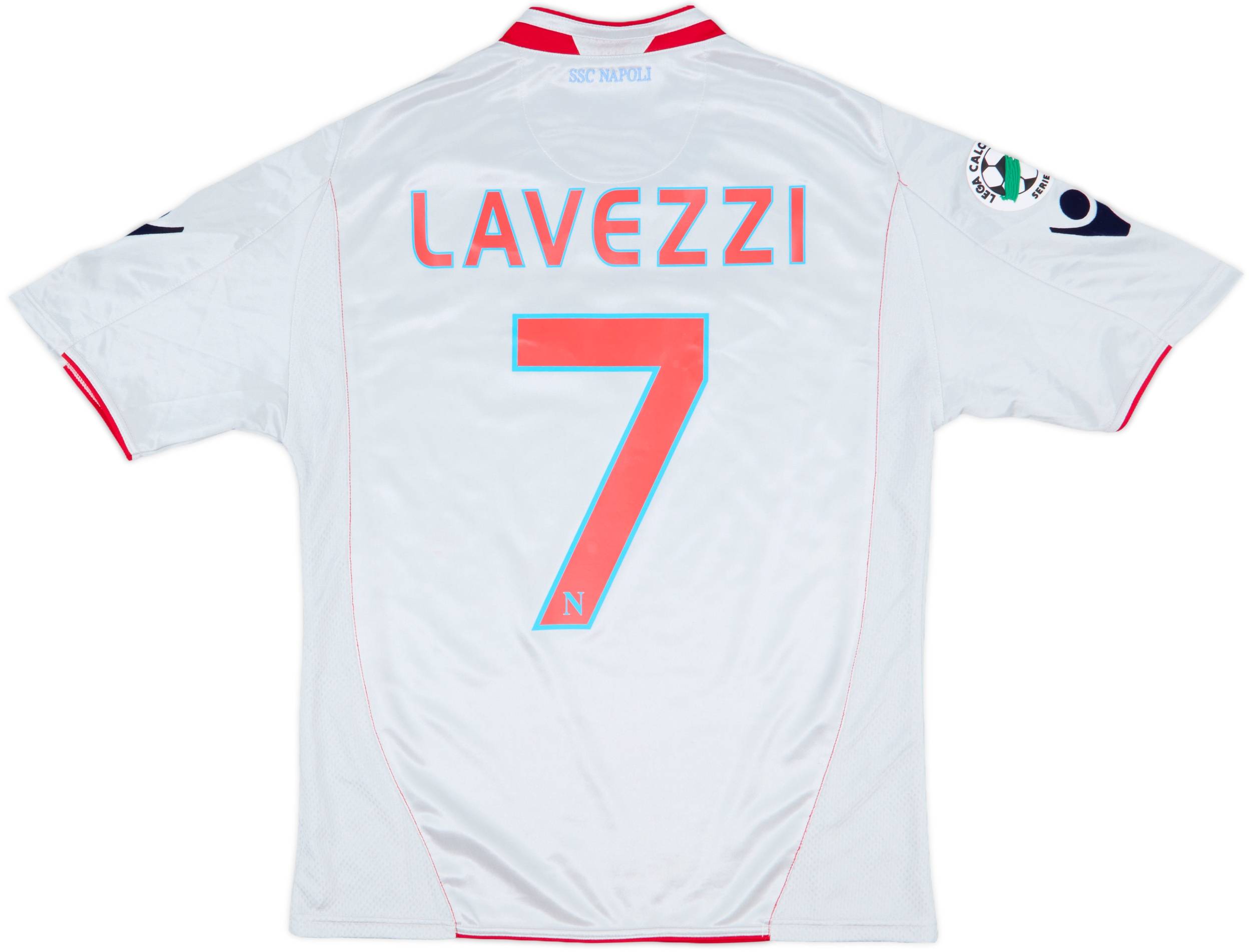 2009-10 Napoli Away Shirt Lavezzi #7 - 7/10 - (S)