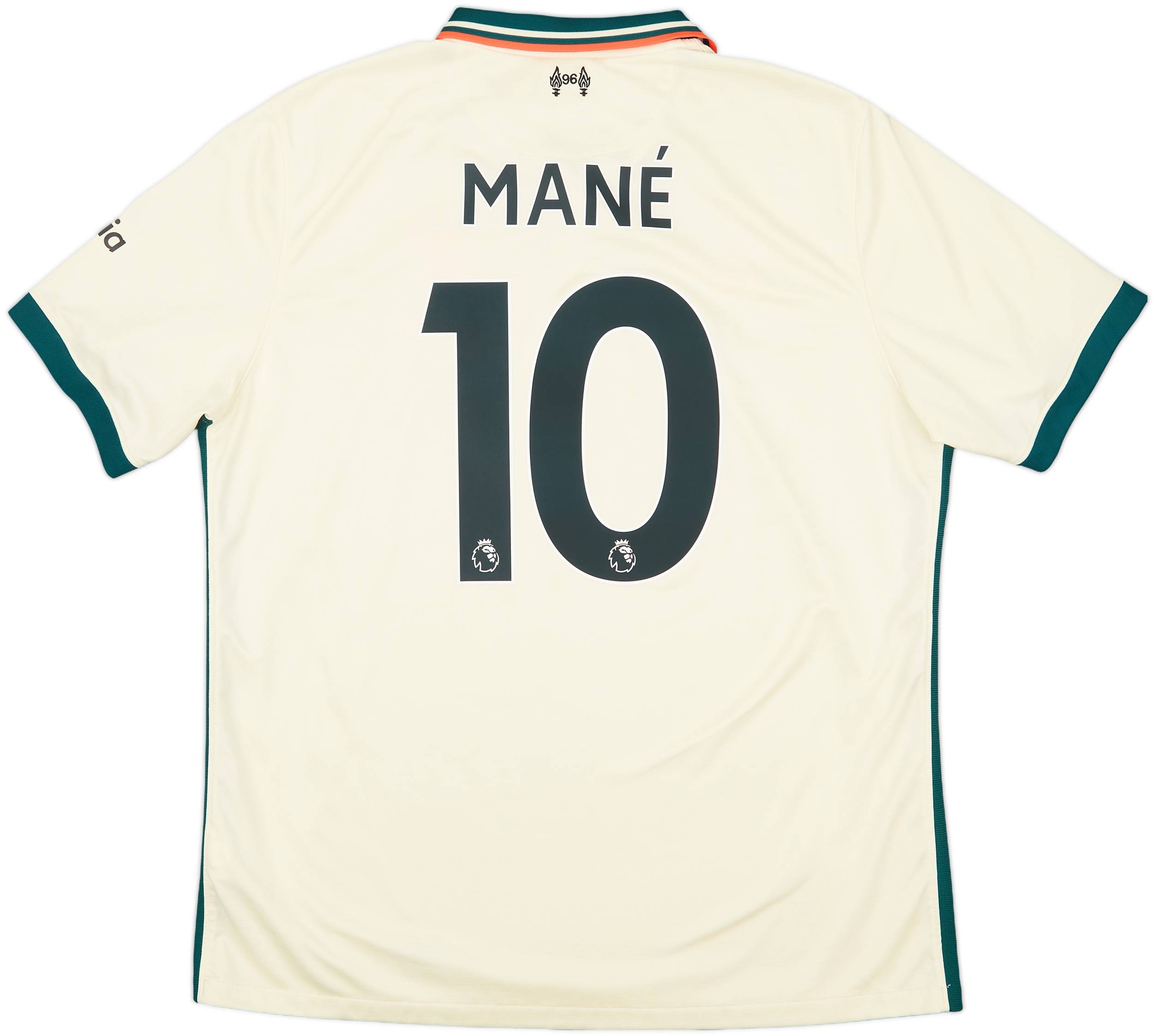 2021-22 Liverpool Away Shirt Mane #10 - 9/10 - (XL)