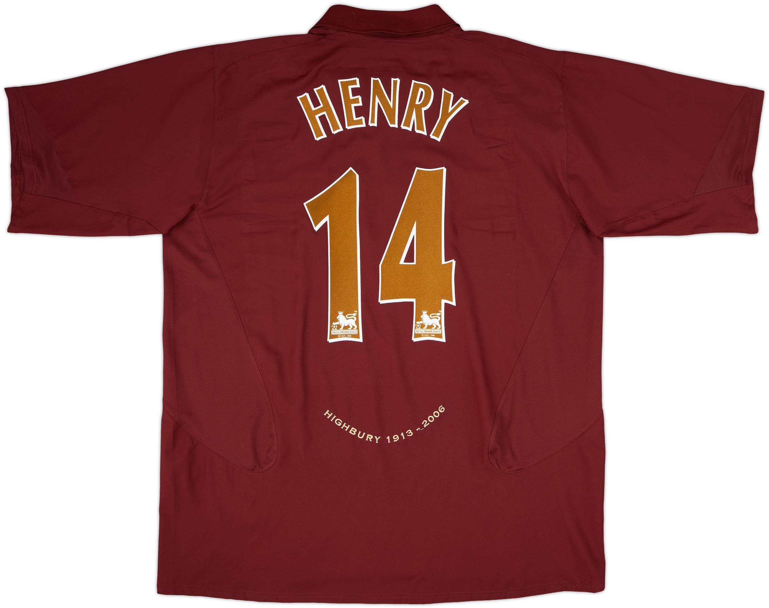2005-06 Arsenal Home Shirt Henry #14 - 10/10 - (XXL)