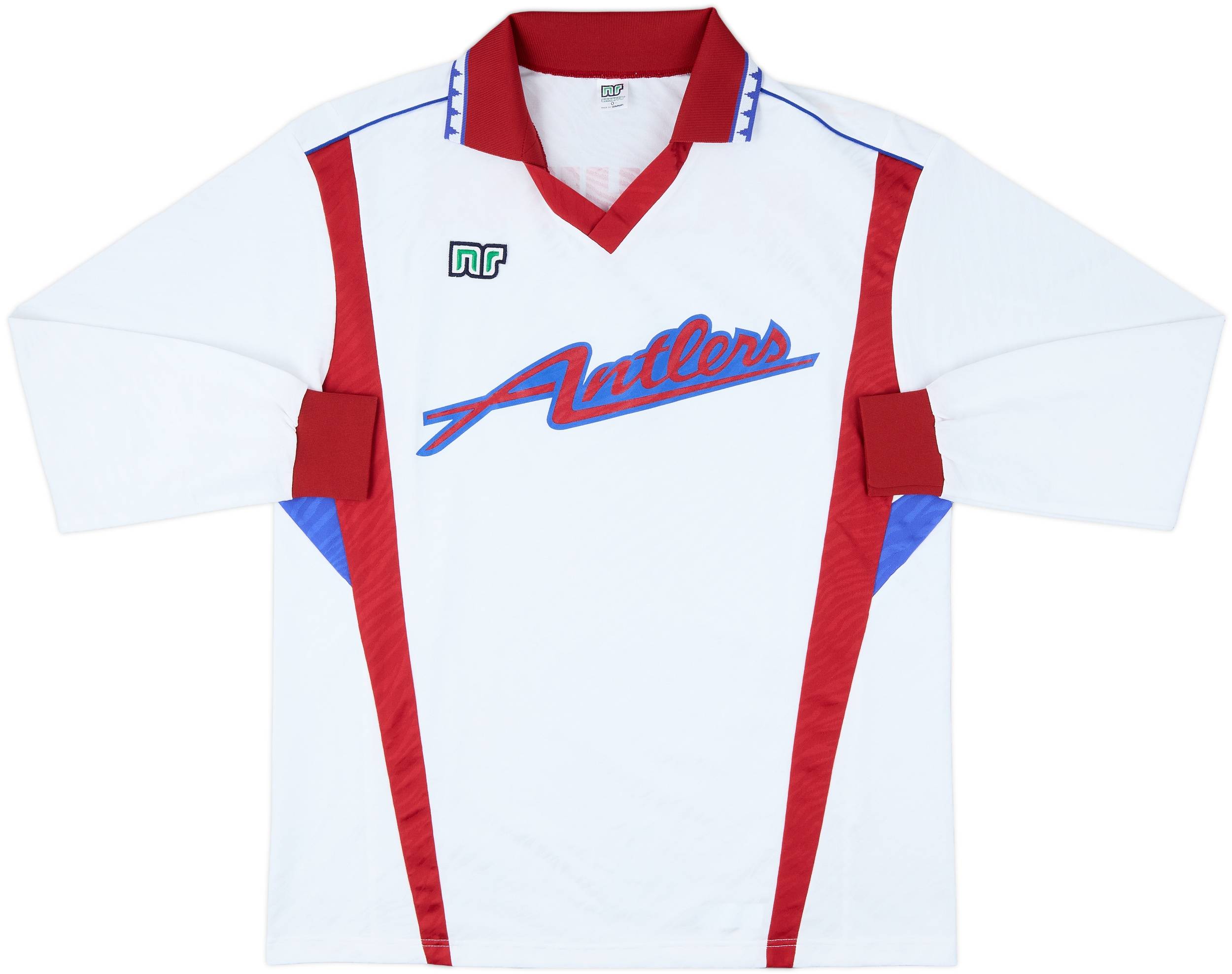 1992-93 Kashima Antlers Away L/S Shirt - 8/10 - (L)