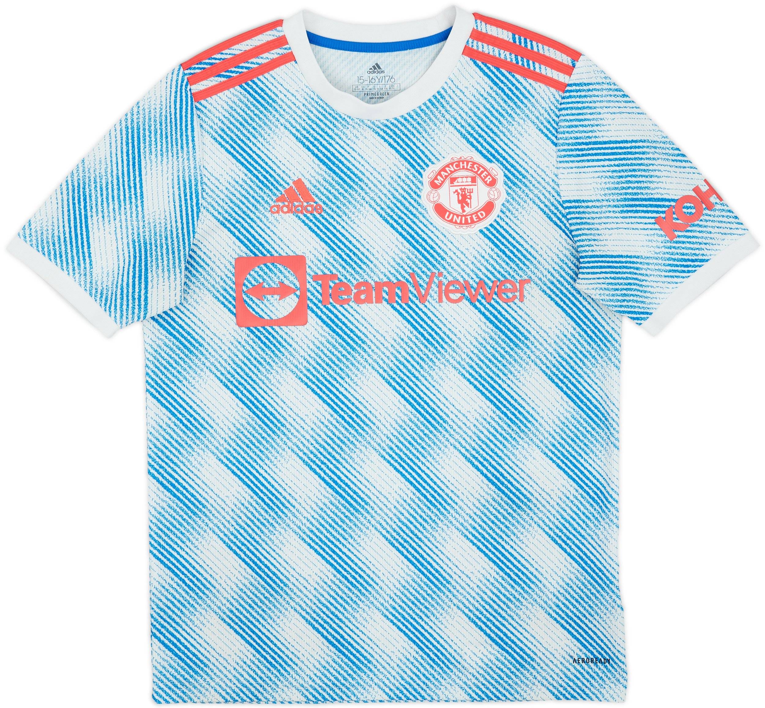 2021-22 Manchester United Away Shirt - 8/10 - (XL.Boys)