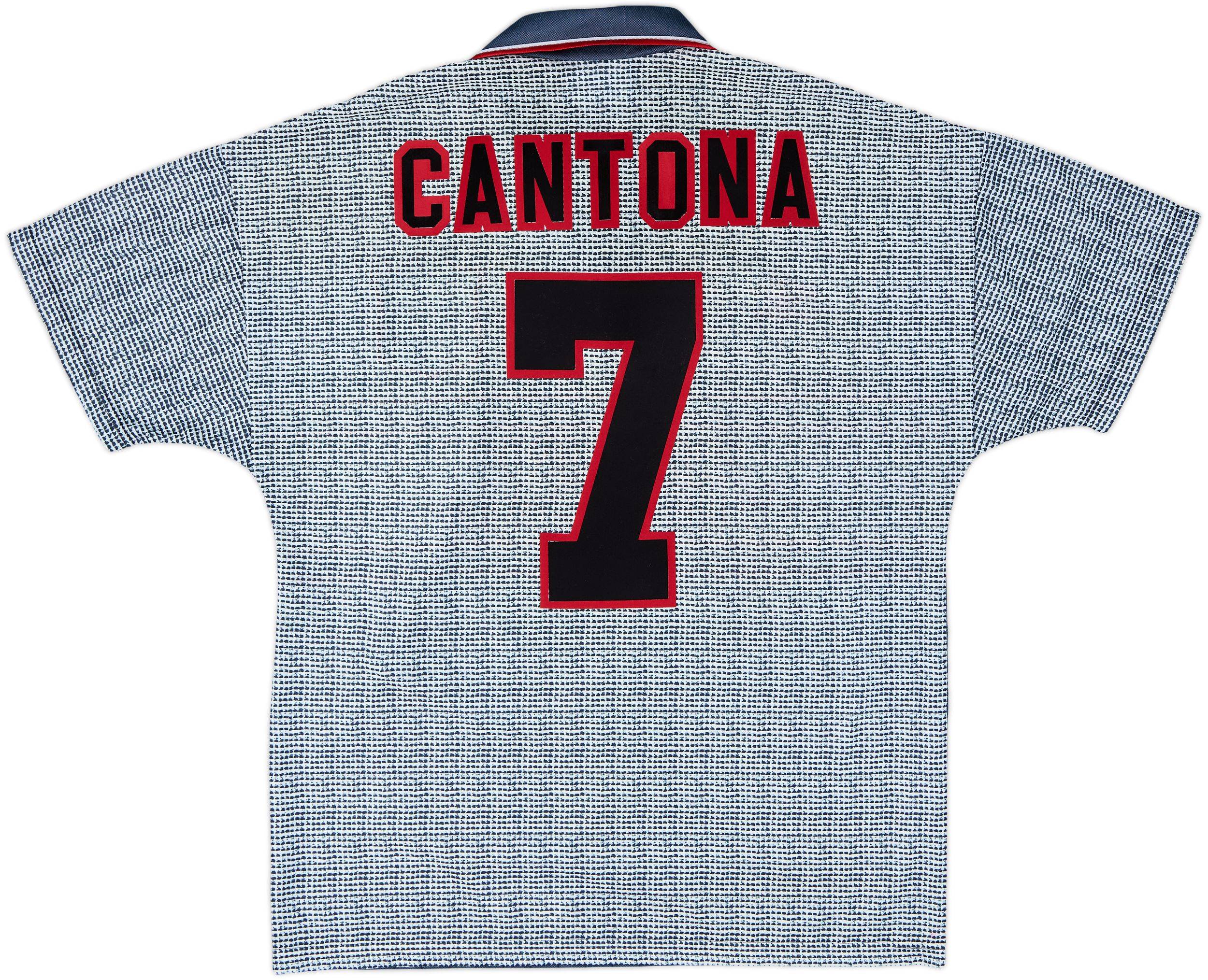 1995-96 Manchester United Away Shirt Cantona #7 - 9/10 - (M)