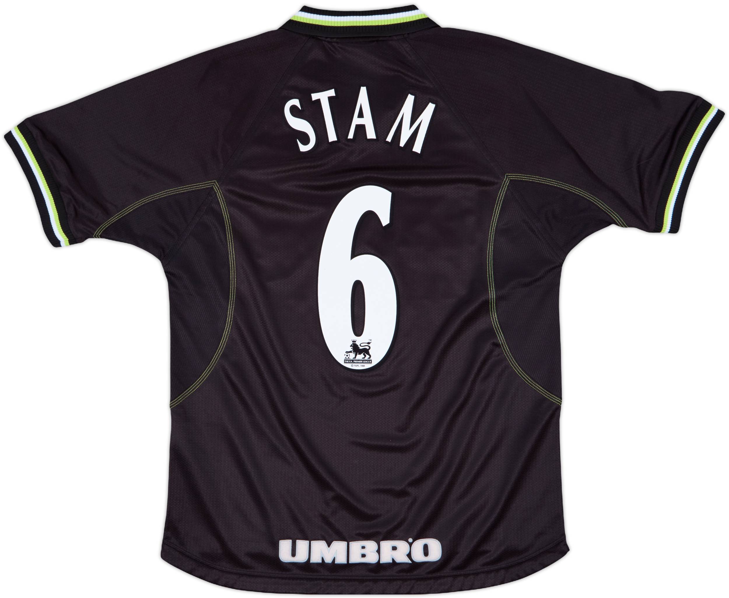 1998-99 Manchester United Third Shirt Stam #6 - 8/10 - (M)