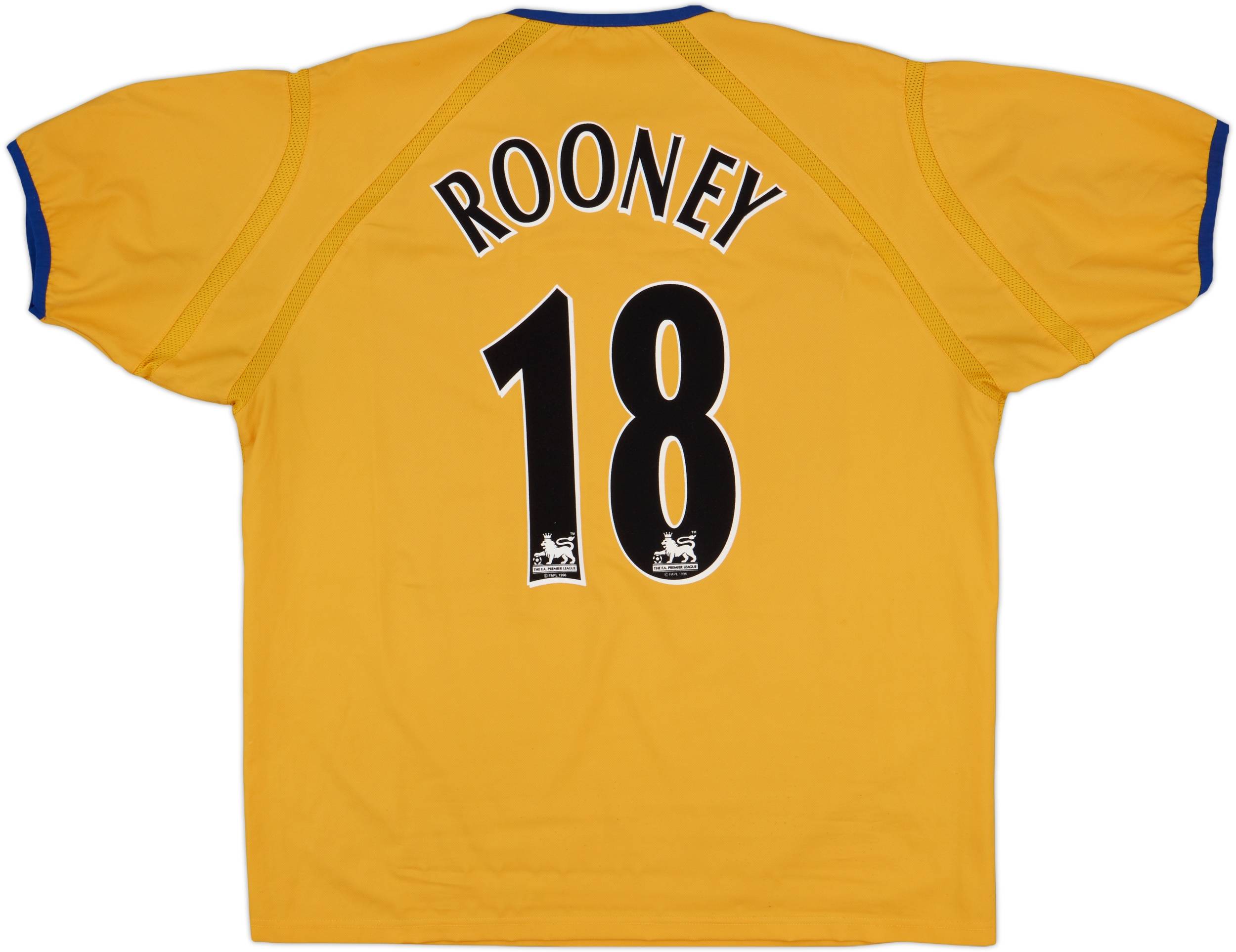 2003-04 Everton Away Shirt Rooney #18 - 7/10 - (XXL)