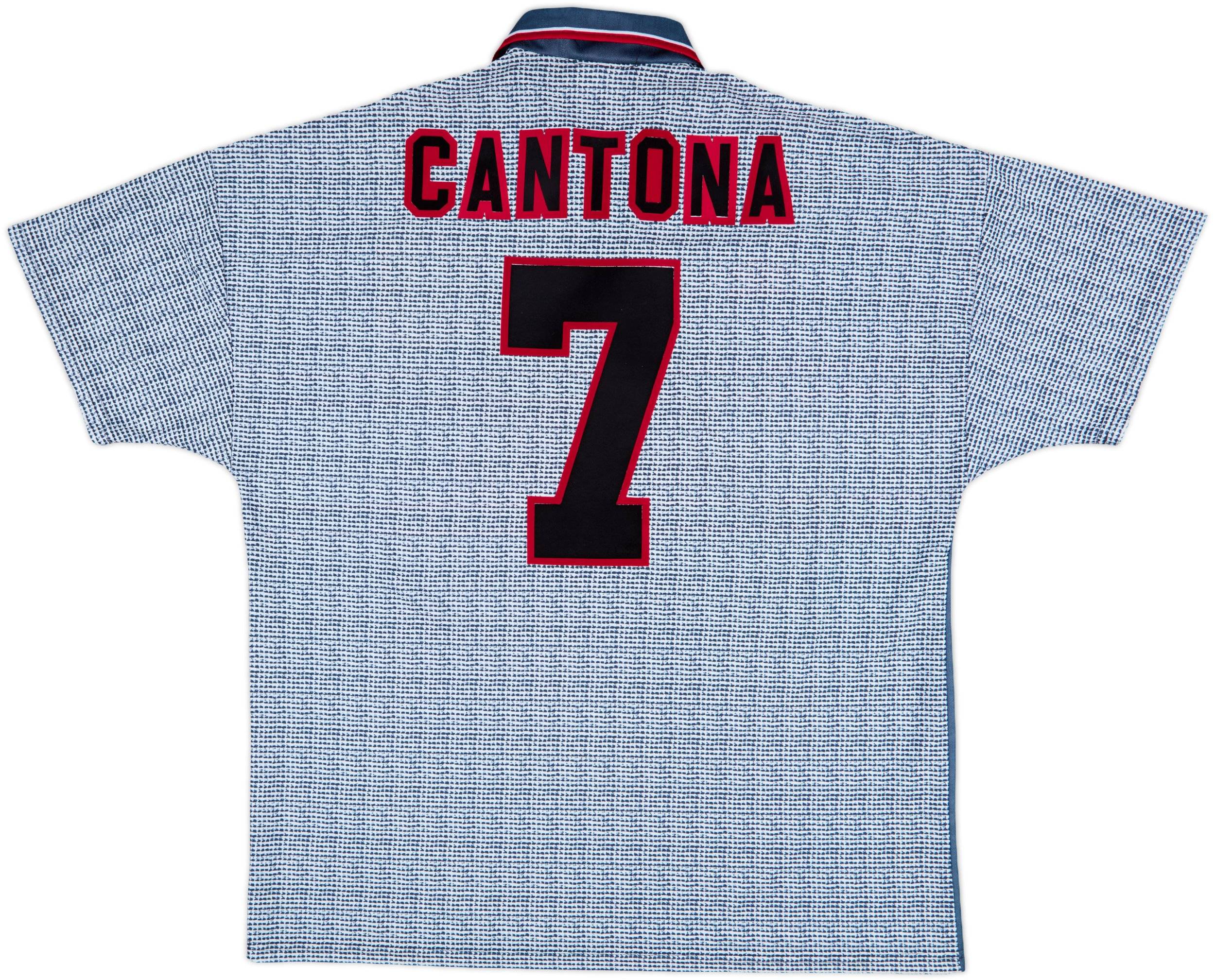 1995-96 Manchester United Away Shirt Cantona #7 - 8/10 - (XL)