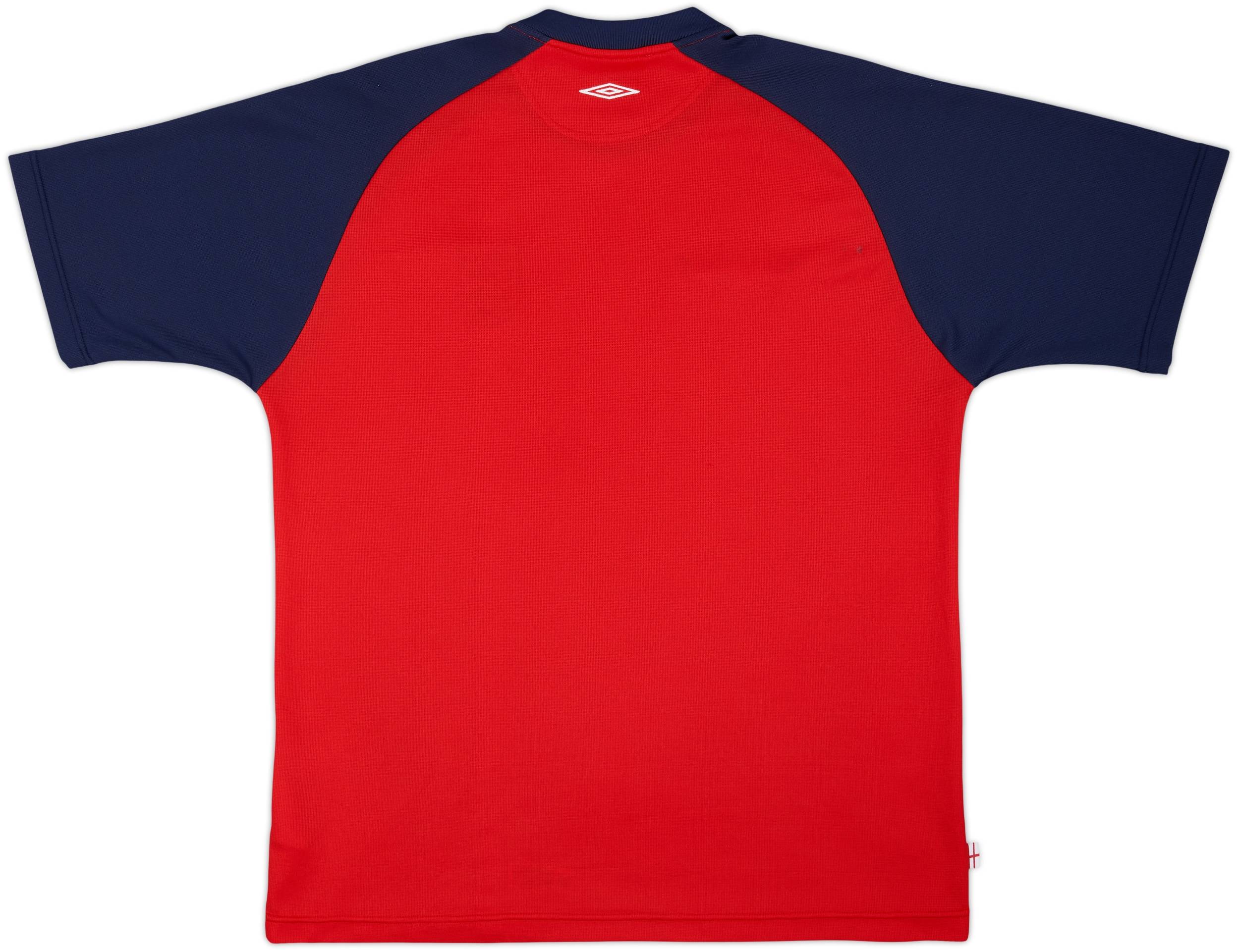 2001-02 England Umbro Training Shirt - 8/10 - (XL)