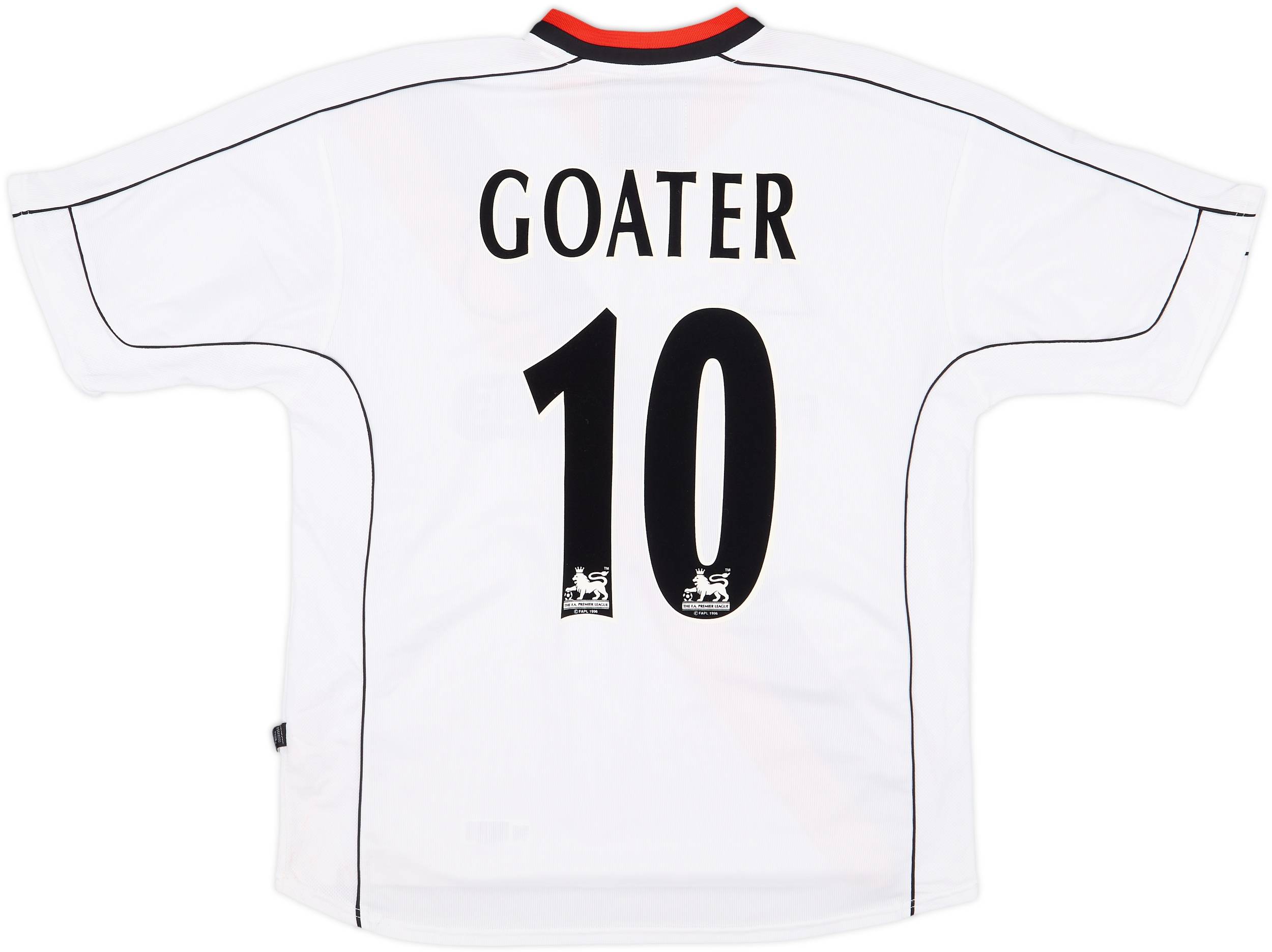 2002-03 Manchester City Away Shirt Goater #10 - 8/10 - (M)