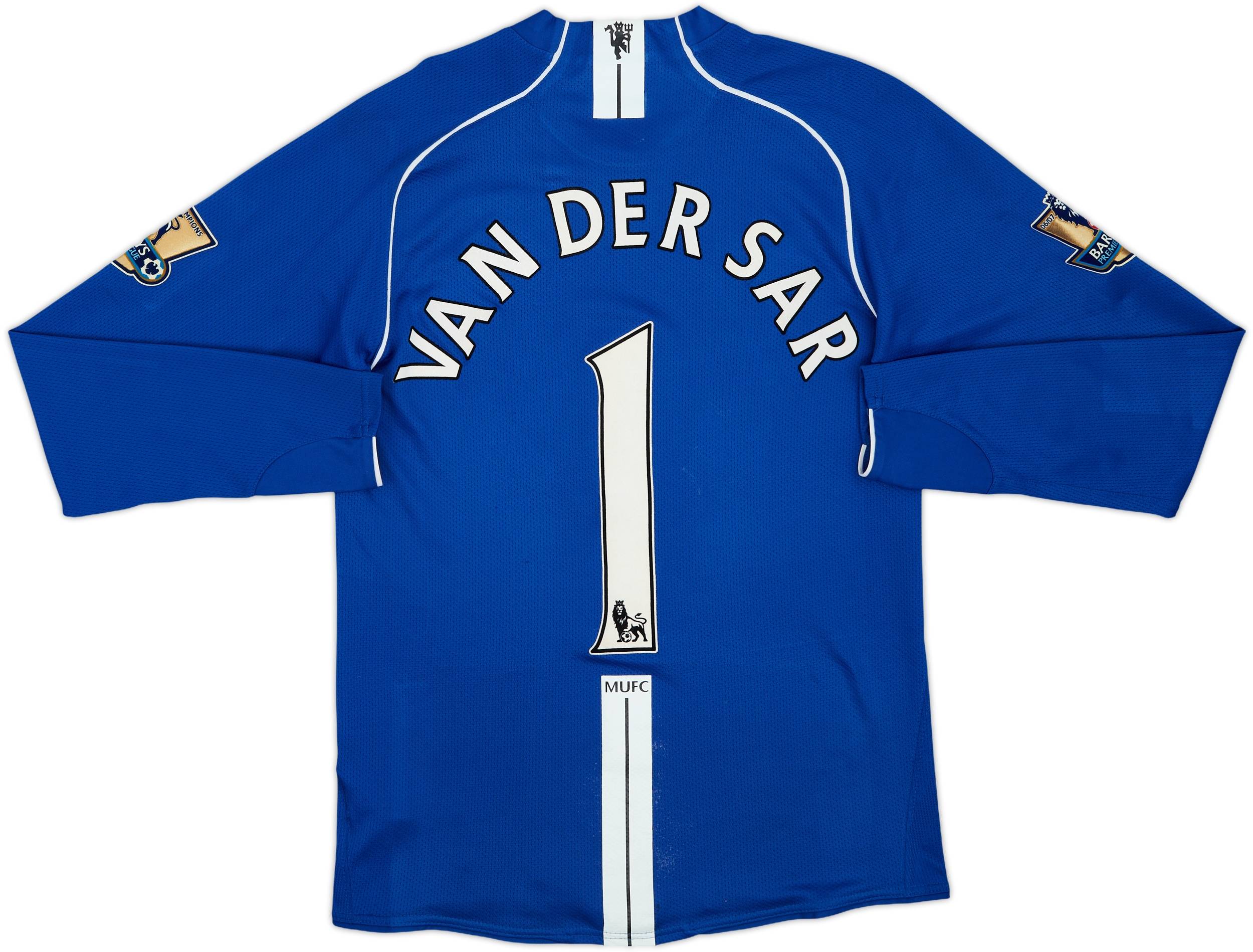 2007-08 Manchester United GK Shirt Van Der Sar #1 - 7/10 - (S)