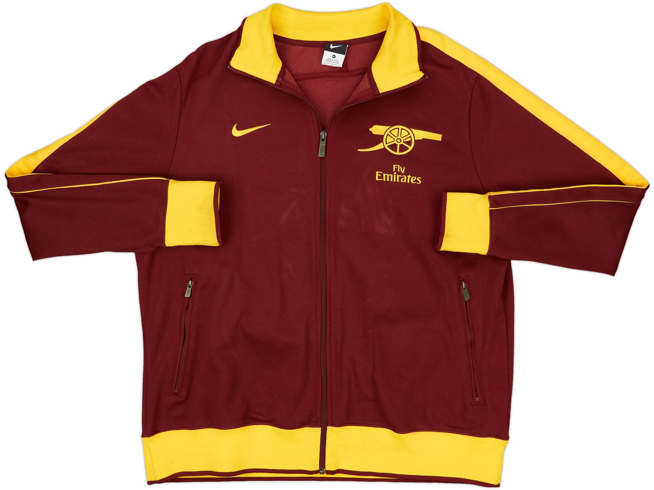 2010-11 Arsenal Nike N98 Track Jacket - 6/10 - (XL)