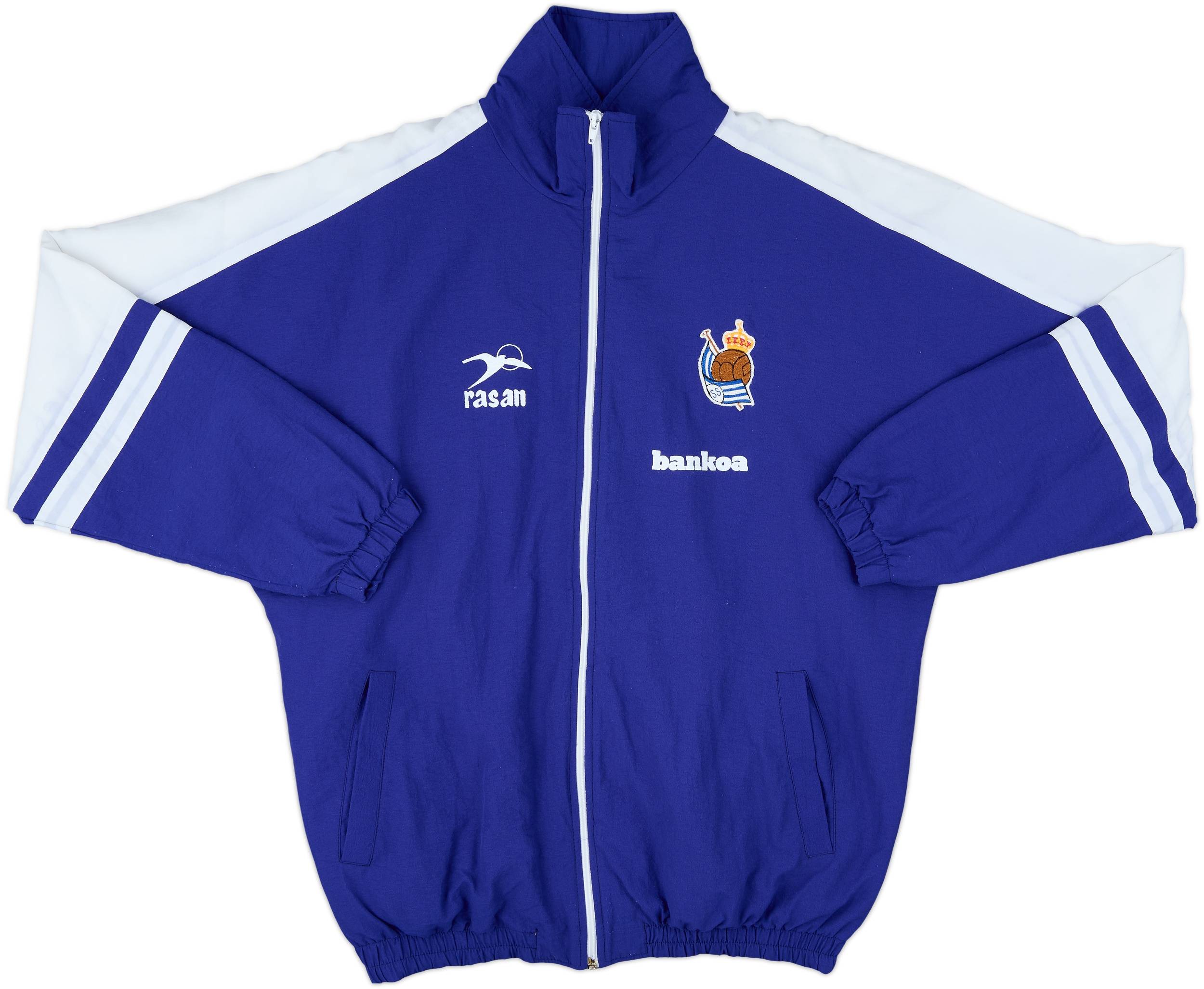 1993-94 Real Sociedad Rasan Track Jacket - 8/10 - (L)