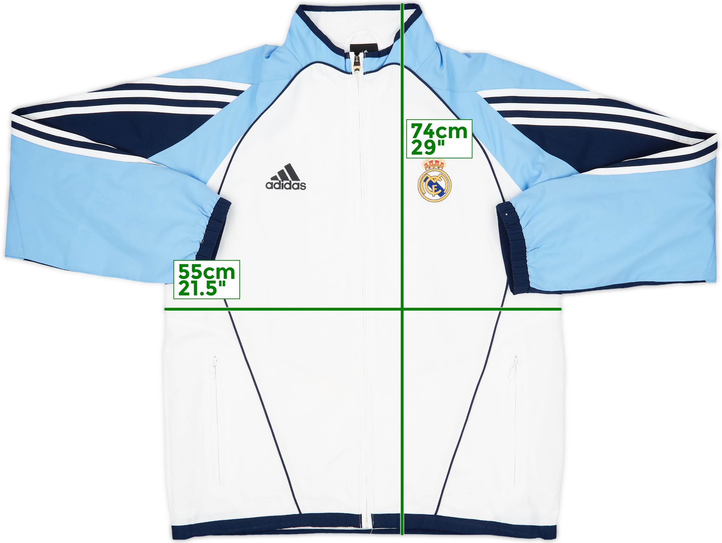 2005-06 Real Madrid adidas Track Jacket - 6/10 - (M)