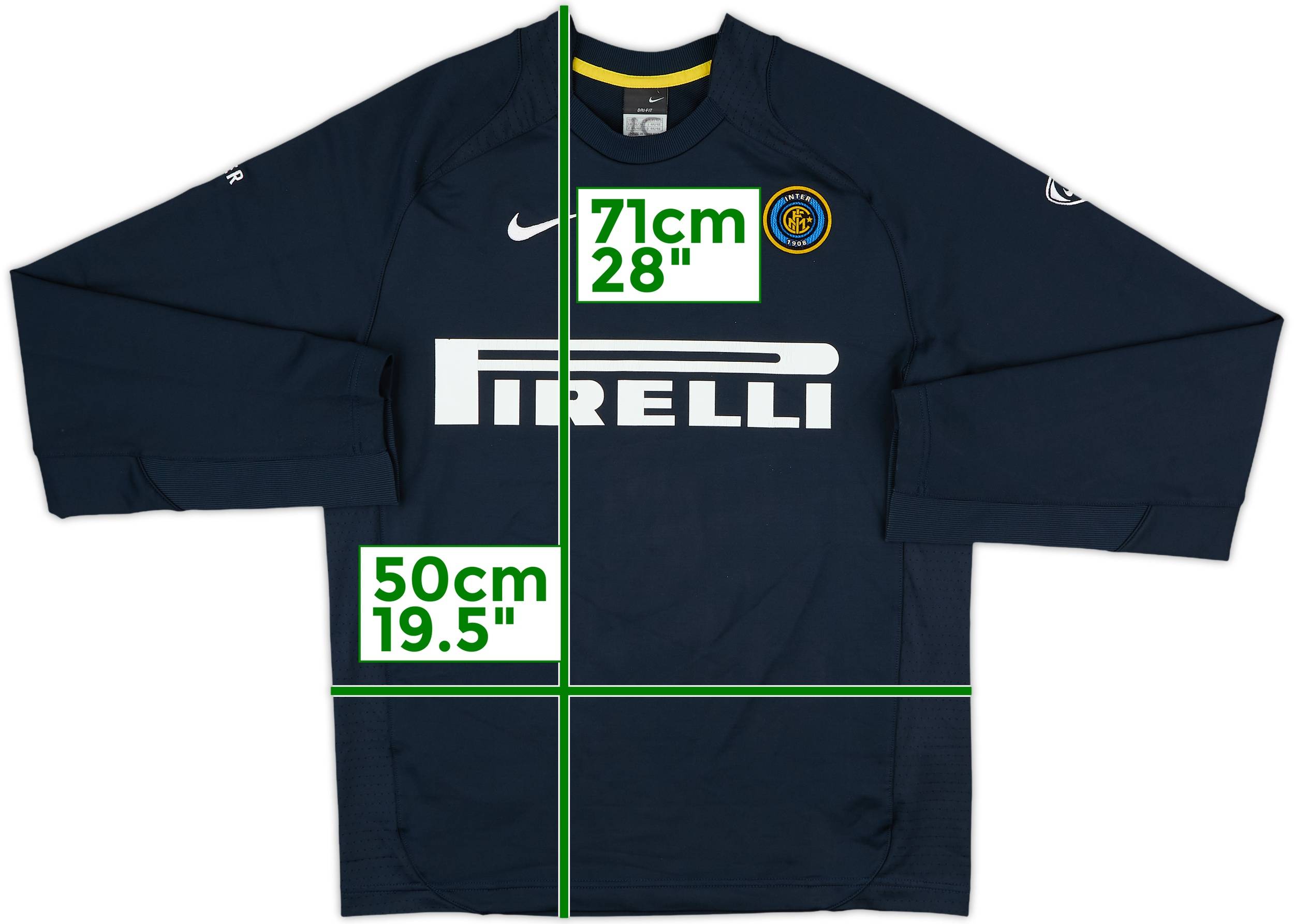 （希少）1999-00 Inter Milan Nike Sweat Top 希少）1999-00 Inter Milan Nike Sweat Top 希少）1999-00 Inter Milan
