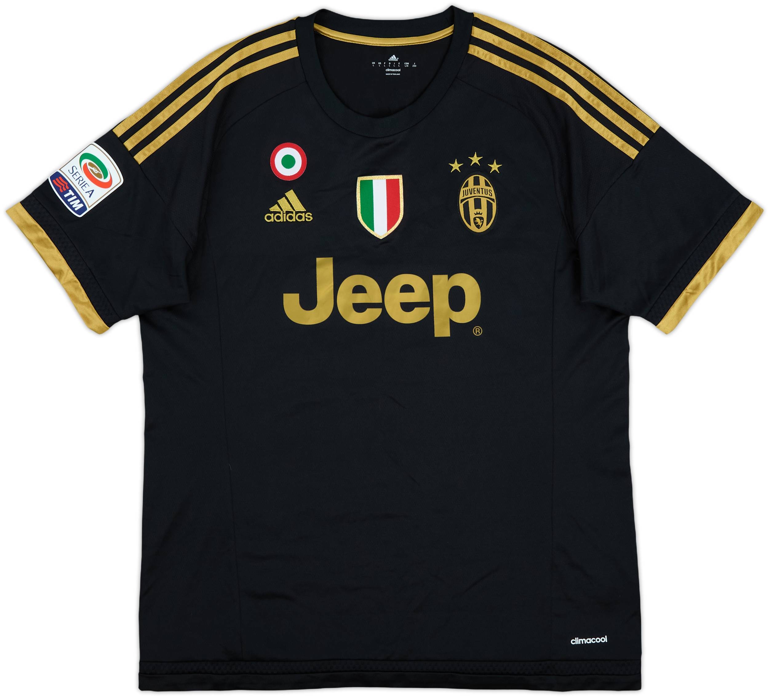 レアJuventus DYBALA 21 シャツ S 黒金2015-2016 2015-16 Juventus Third Shirt Dybala #21 - 6/10 - (L)