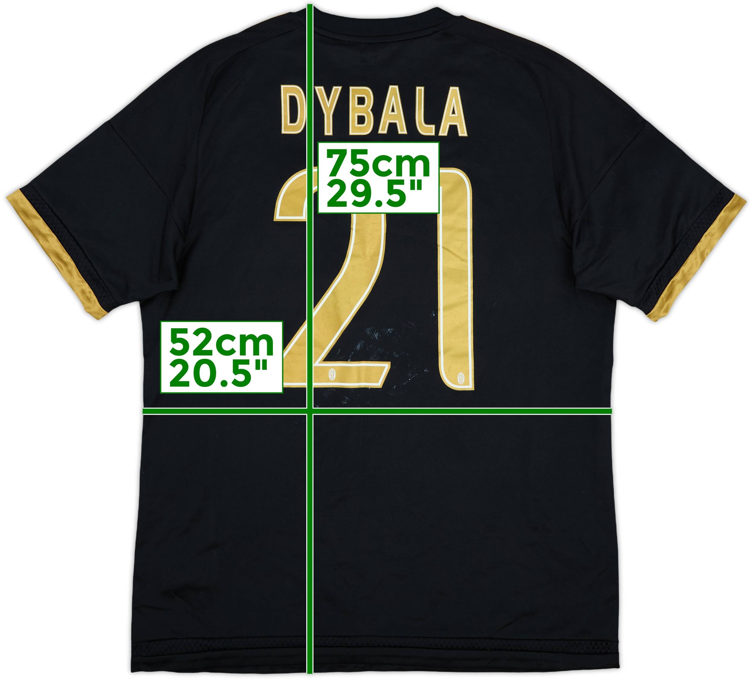 2015-16 Juventus Third Shirt Dybala #21 - 6/10 - (L)