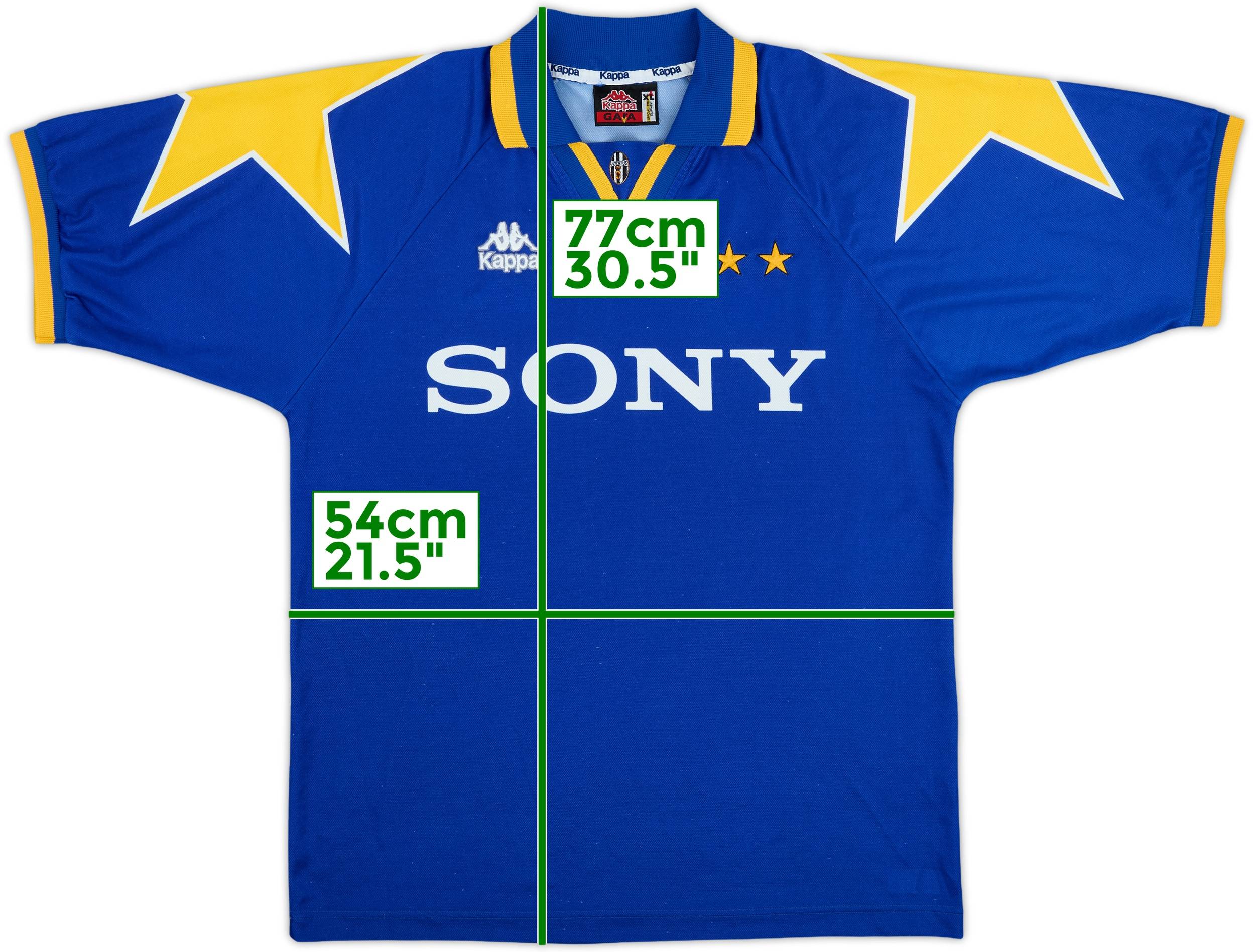 ウェア Juventus Away Jersey 1995-96 Kappa 1995-96 Juventus Away Shirt - 8/10 - (XL)