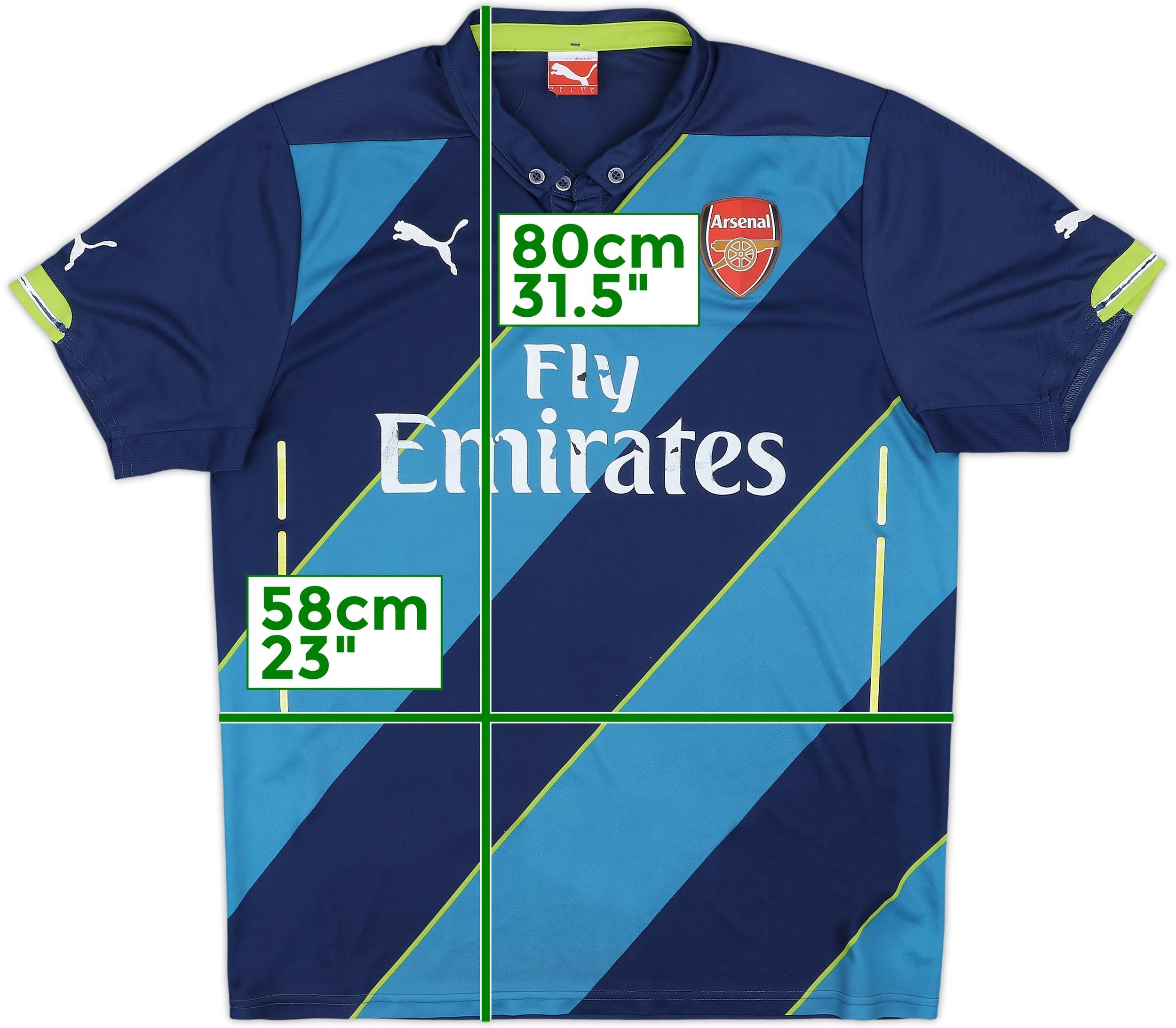 2014-15 Arsenal Third Shirt - 5/10 - (L)