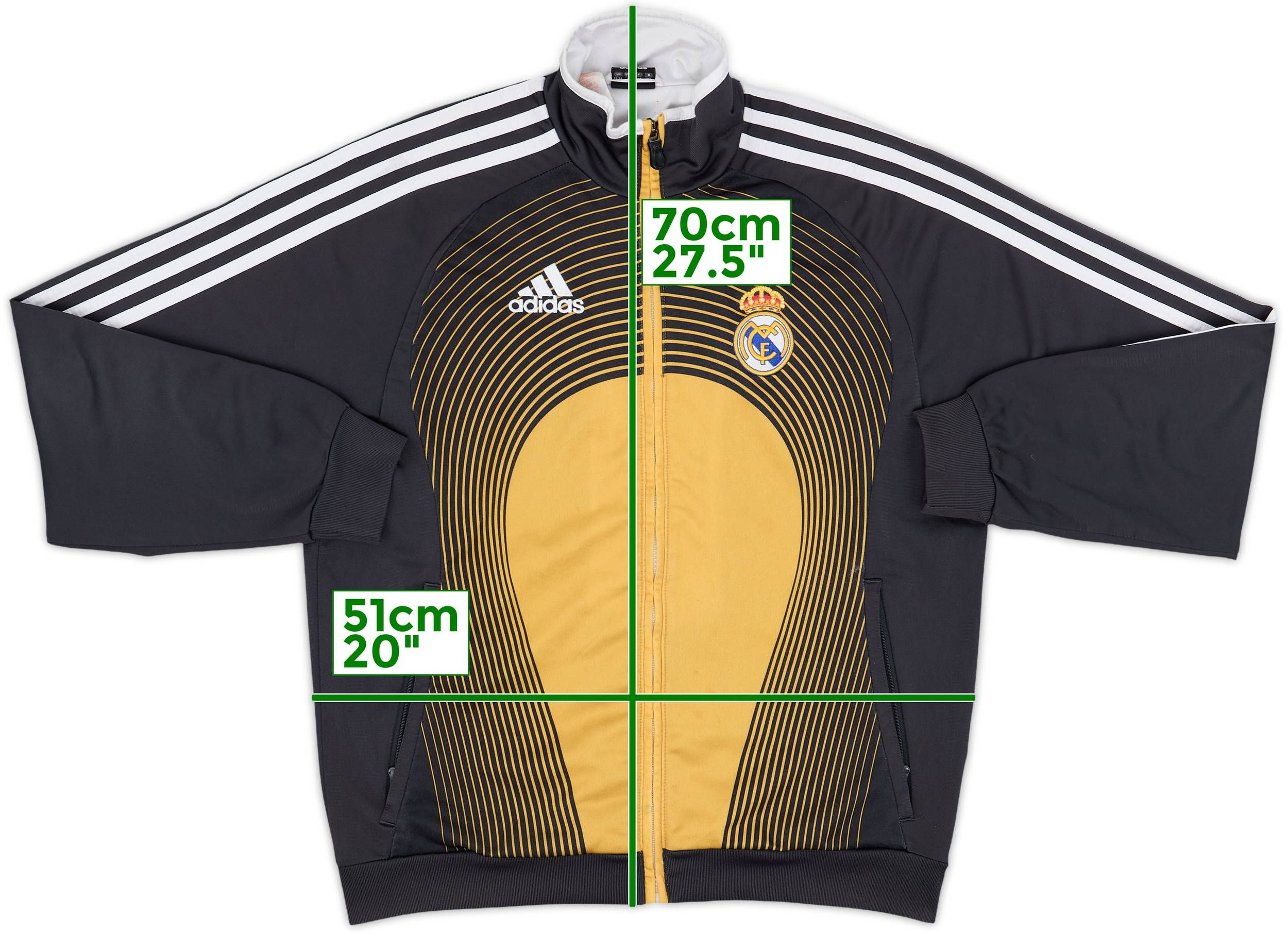 2006-07 Real Madrid adidas Track Jacket - 8/10 - (L.Boys)