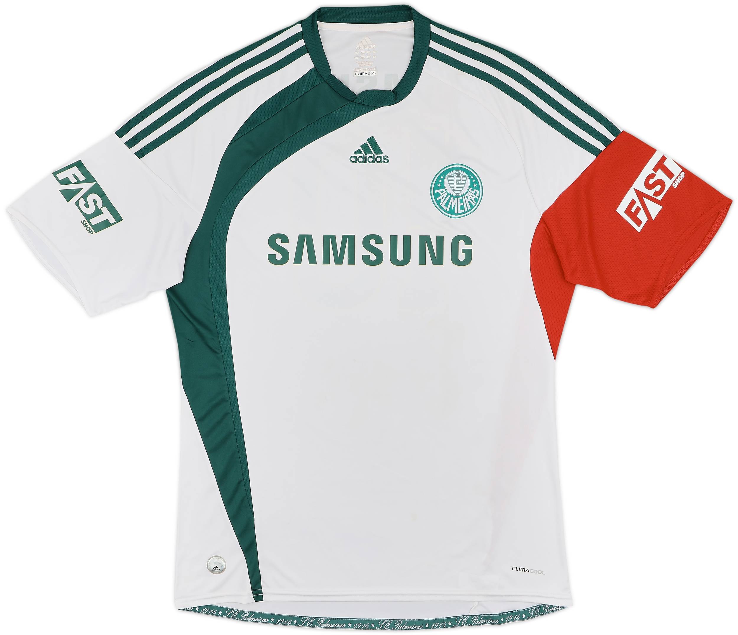adidas PALMEIRAS サッカーシャツ 10番 G BRAND NEW 2008 Adidas Palmeiras Soccer Jersey #10 YOUTH M