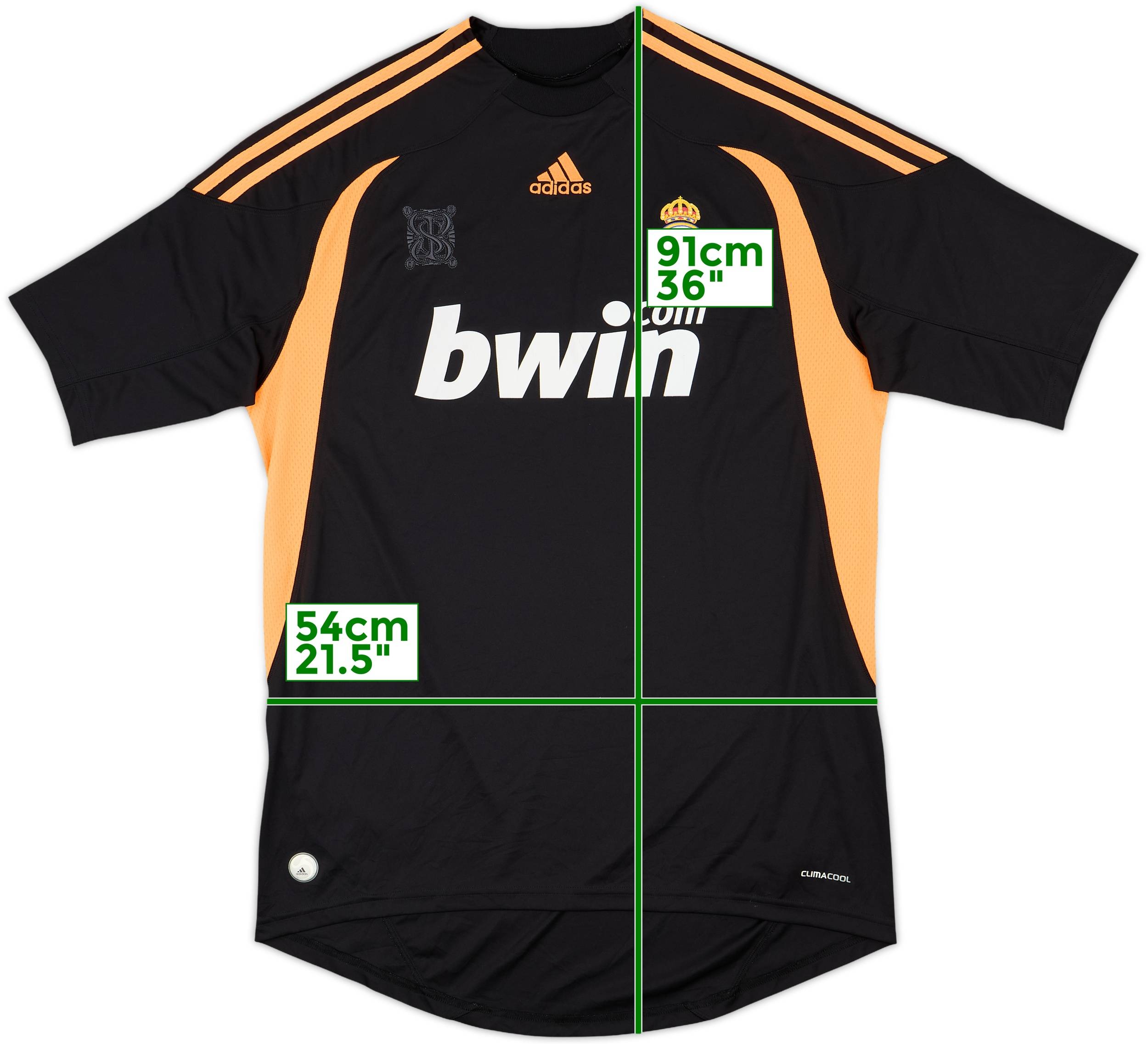 2009-10 Real Madrid GK S/S Shirt - 7/10 - (L)