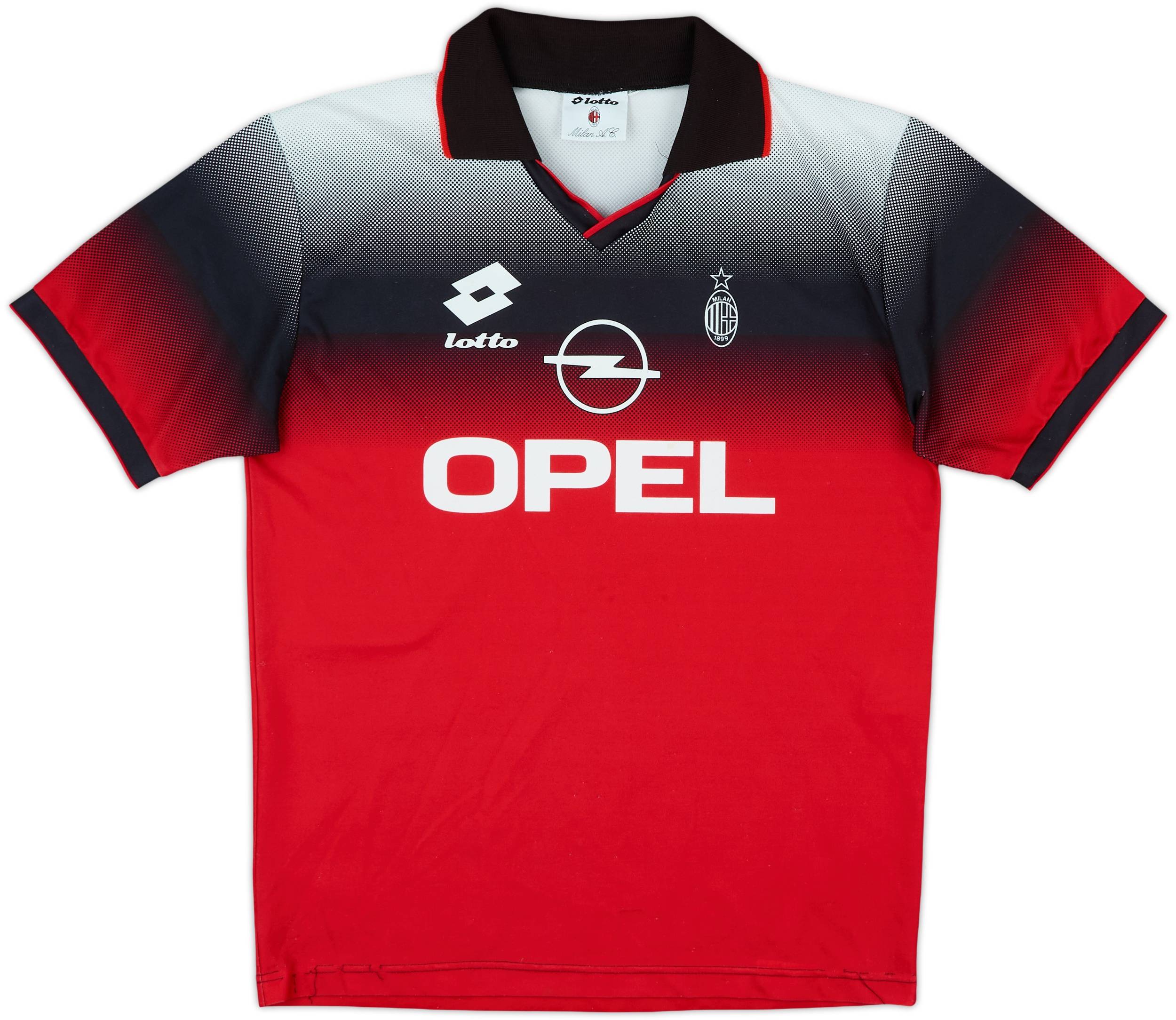 lotto - ACミラン　ユニフォーム　95/96 1995-96 AC Milan Lotto Training Shirt - 6/10 - (L)