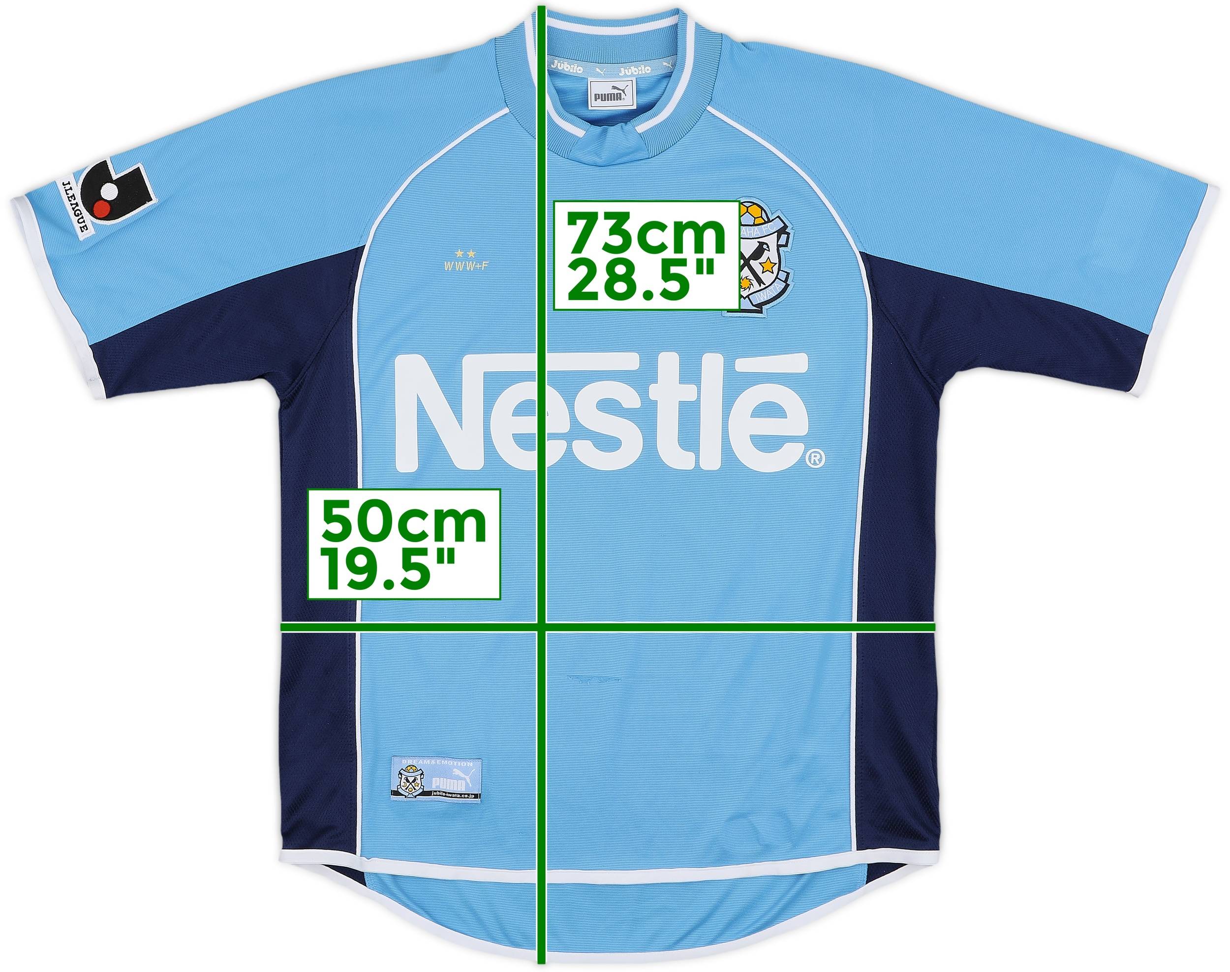 2002 Jubilo Iwata Home Shirt - 8/10 - (S)