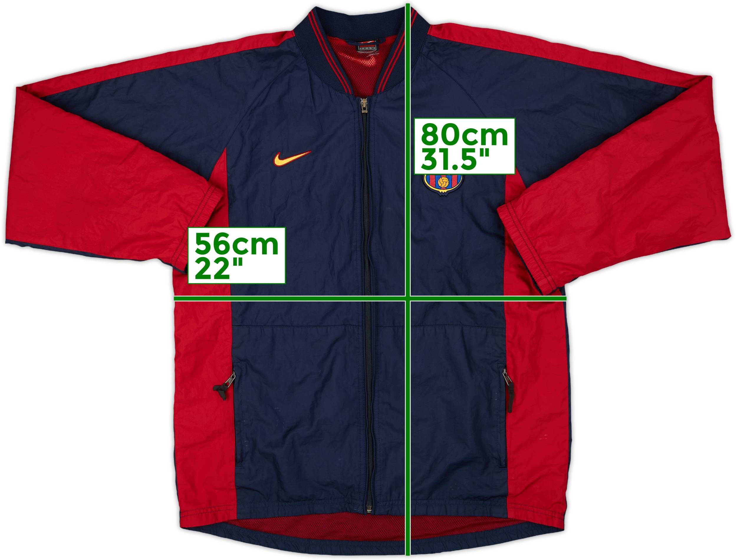 1999-00 Barcelona Nike Track Jacket - 7/10 - (L)