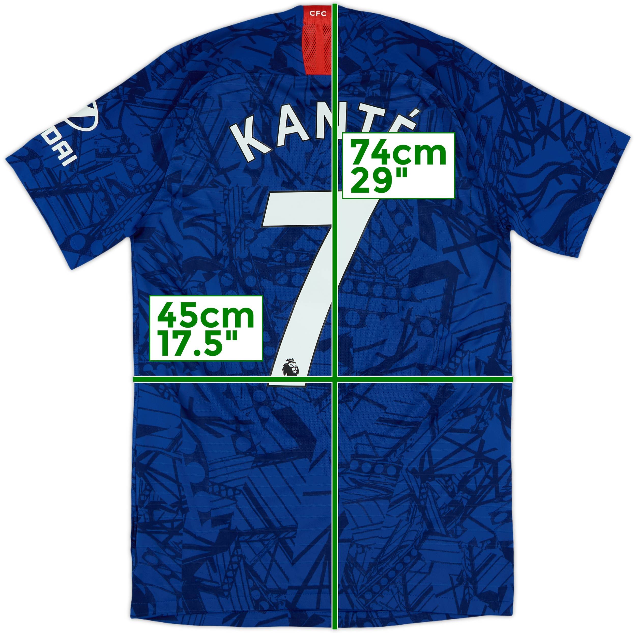 2019-20 Chelsea Authentic Home Shirt Kante #7 - 7/10 - (S)